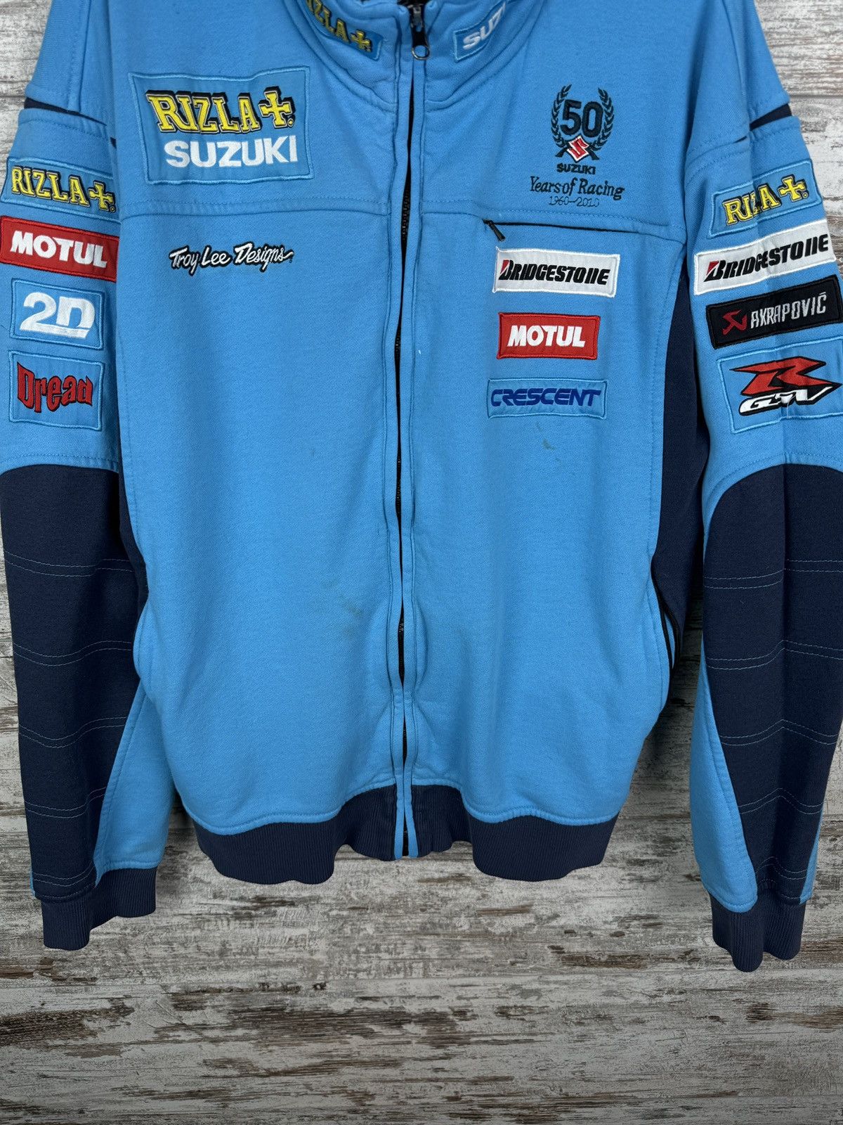 Other Mens Vintage Suzuki zip sweatshirt jacket racing Size US M / EU 48-50 / 2 - 3 Thumbnail