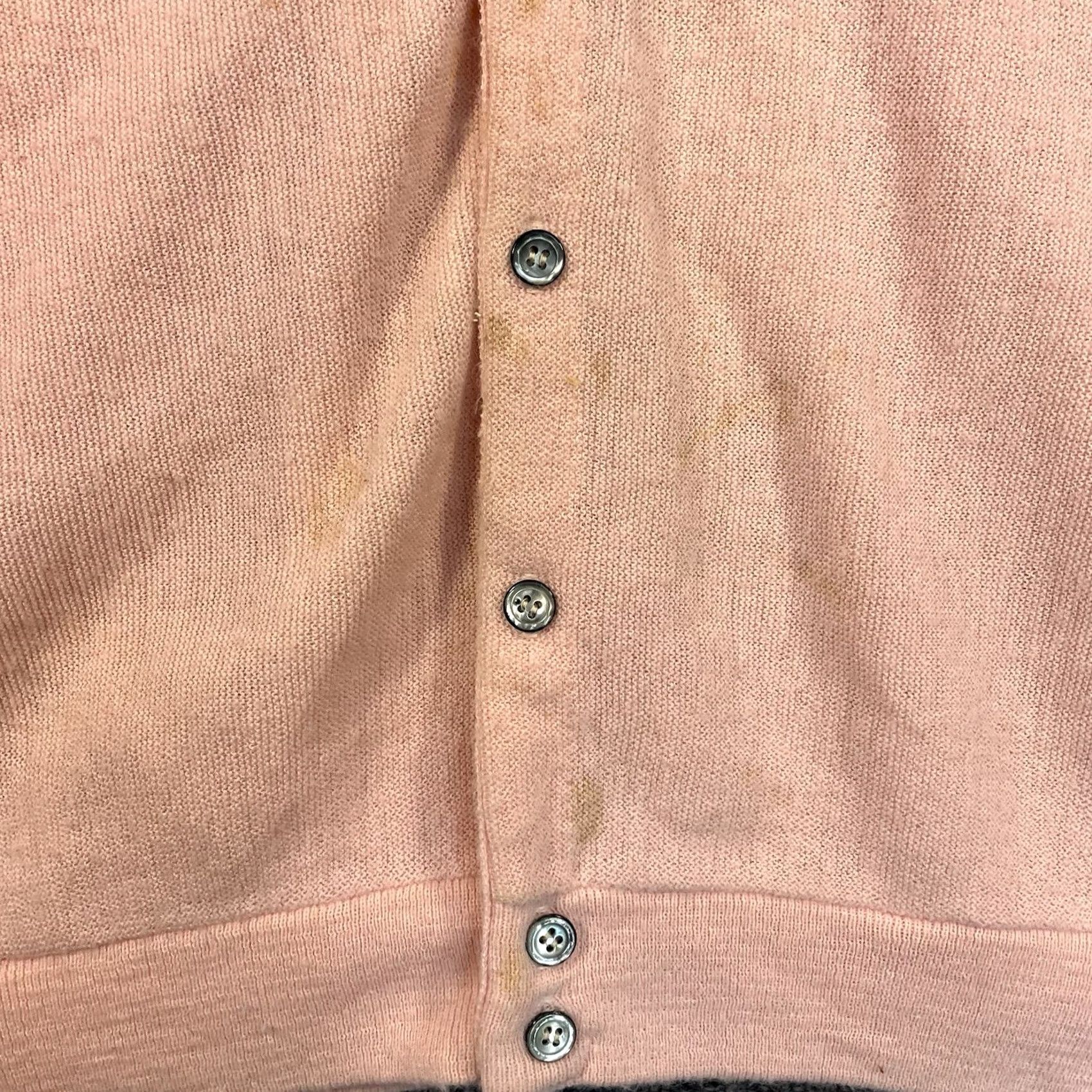 Izod VINTAGE Izod Lacoste Cardigan Sweater Orlon Acrylic Pink Button Front Mens XL 80s Size US XL / EU 56 / 4 - 5 Thumbnail