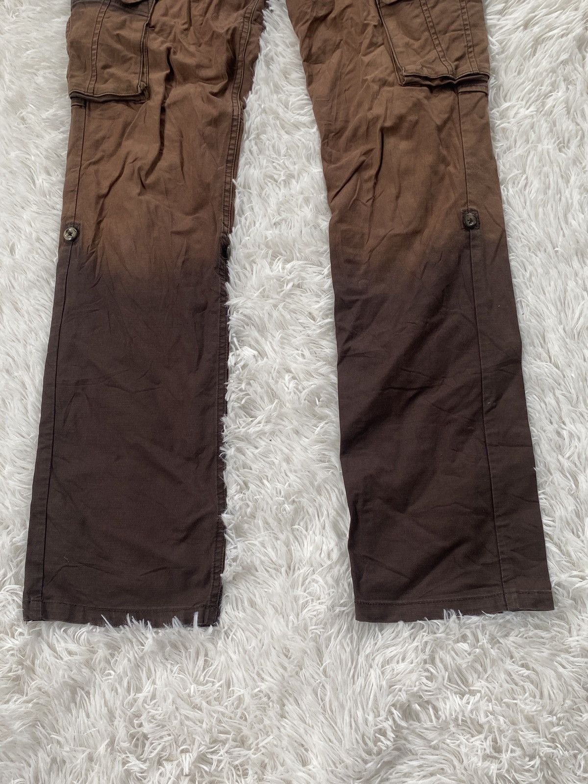 Other 🔥RARE 🔥Klein Plus Homme dual tone Distressed Cargo pant Size US 31 - 6 Thumbnail