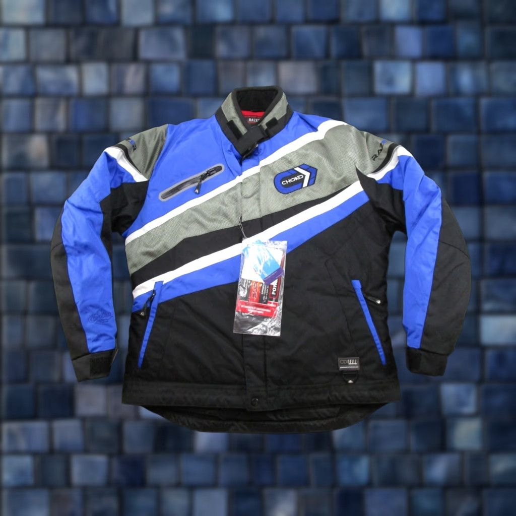 Vintage Choko Jacket Parka Men Blue M Razer Powersports Waterproof Winter Size US M / EU 48-50 / 2 - 1 Thumbnail