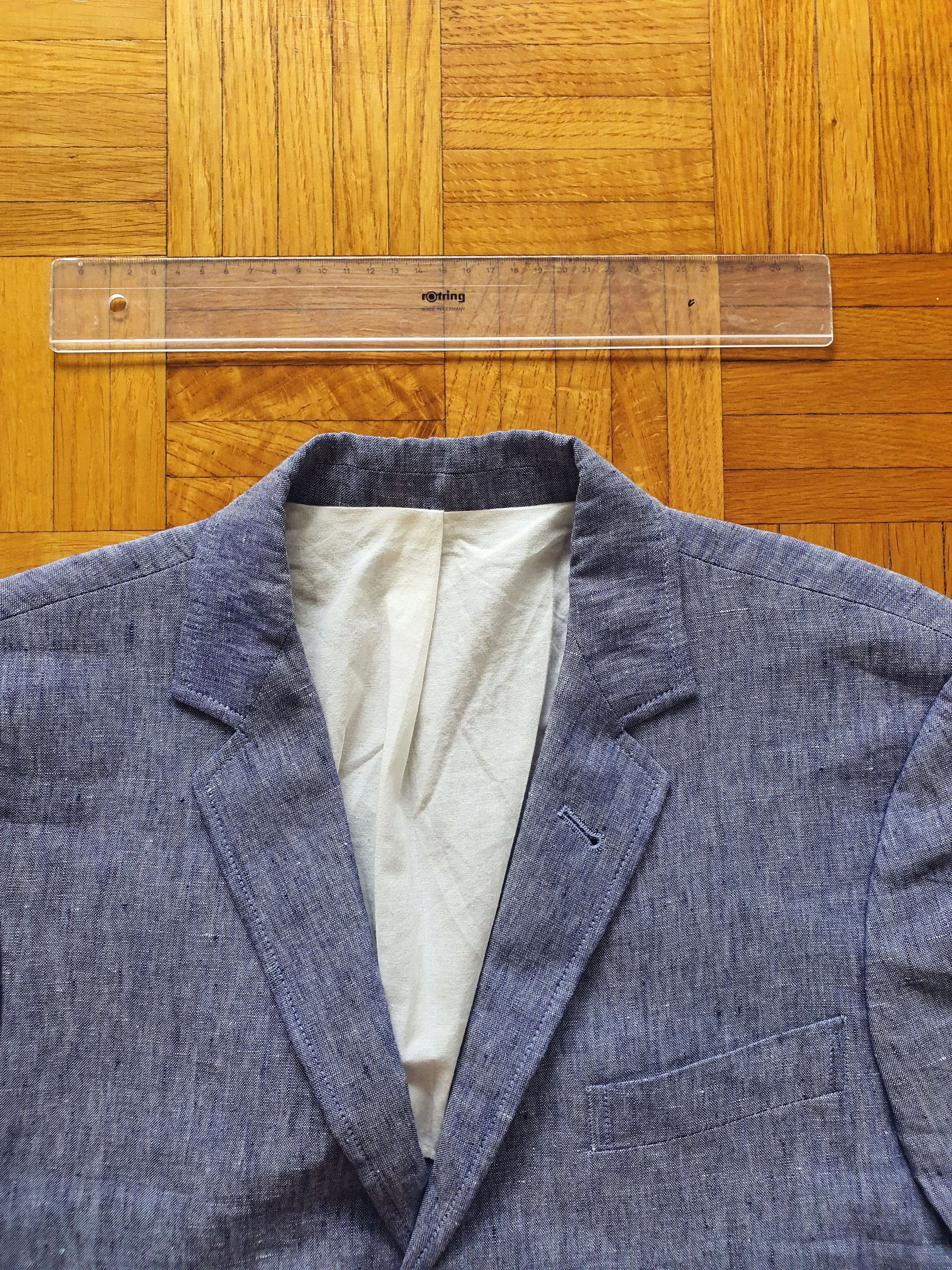 Maison Kitsune Blazer Sports Coat Jacket - Linen, 1 Button - Sz EU IT 46 Size 36R - 4 Thumbnail