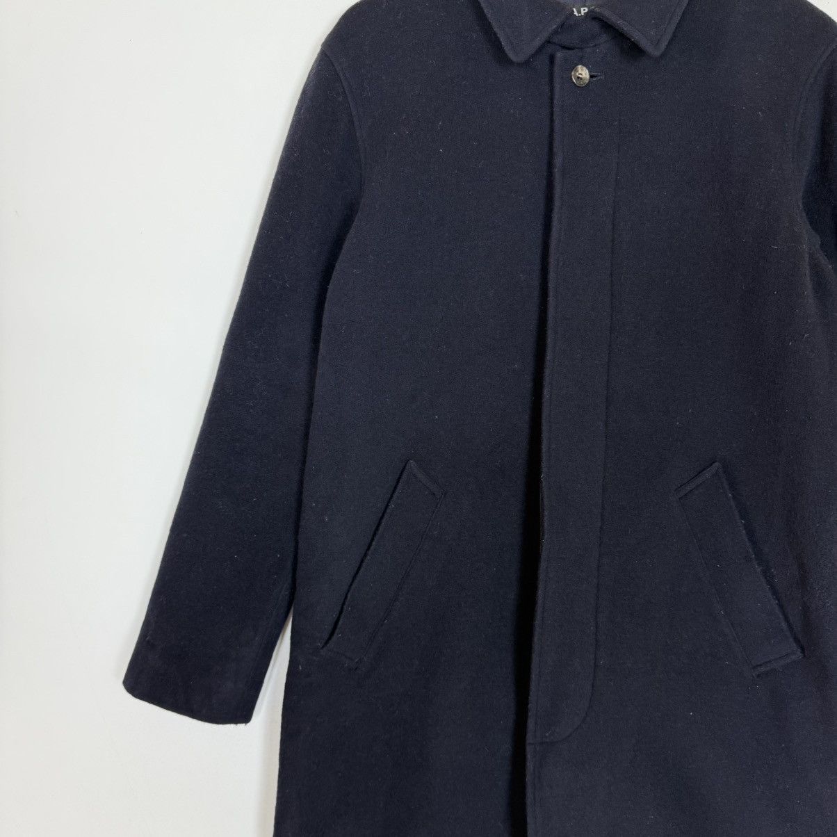 A.P.C. A.P.C. Rue Madame Paris Wool Mac Coat Navy Size US XS / EU 42 / 0 - 4 Thumbnail