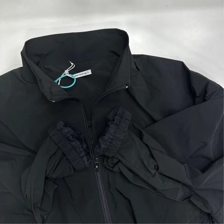 Alexander Wang Alexander Wang Black Zip-Up Long Sleeve Jacket - Size L / US 10 / IT 46 - 6 Thumbnail