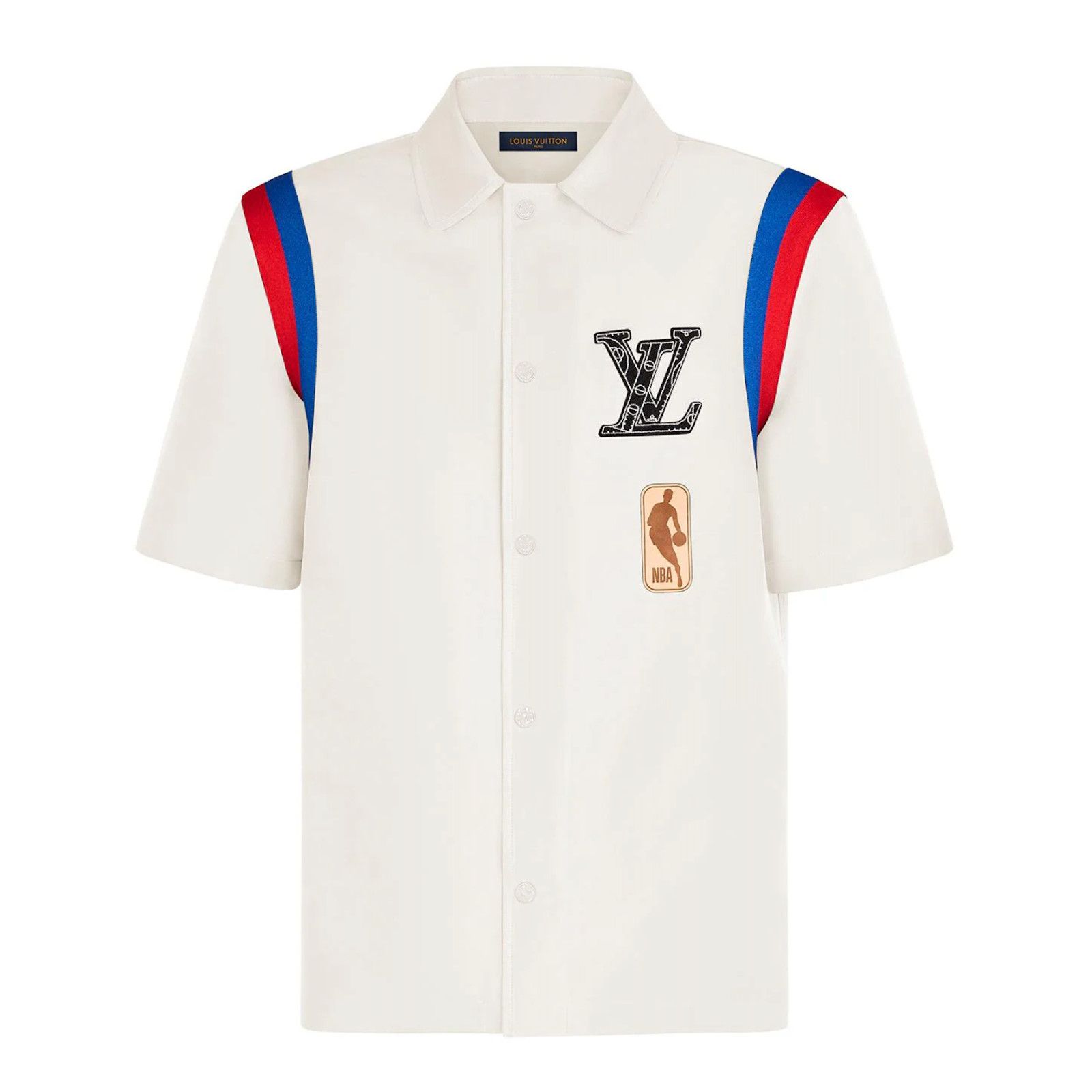 Louis Vuitton Louis Vuitton LV NBA Basketball SS Shirt Short Sleeve Button Size US L / EU 52-54 / 3 - 1 Thumbnail