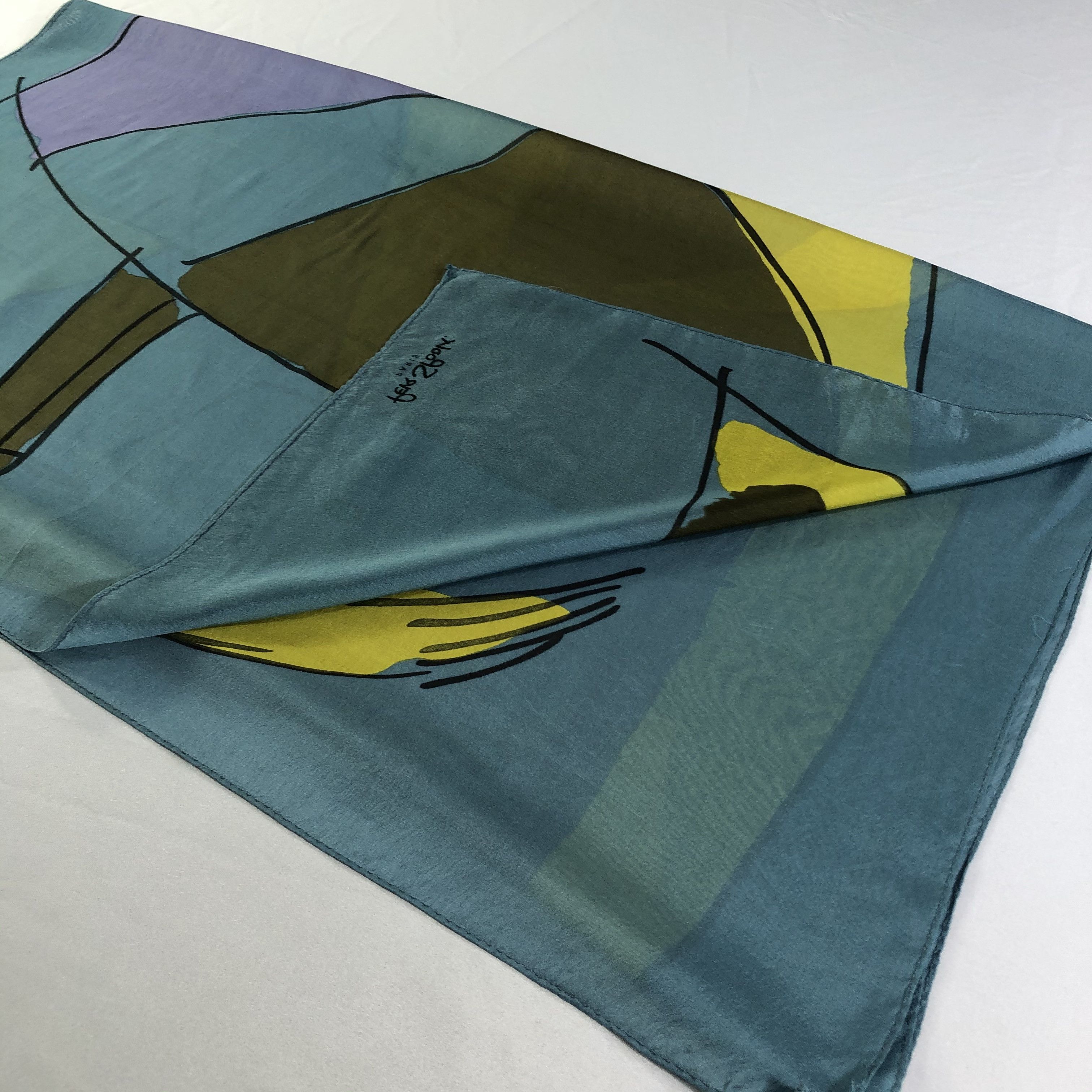 Vintage Vintage Per Spook Silk Scarf Size ONE SIZE - 5 Thumbnail