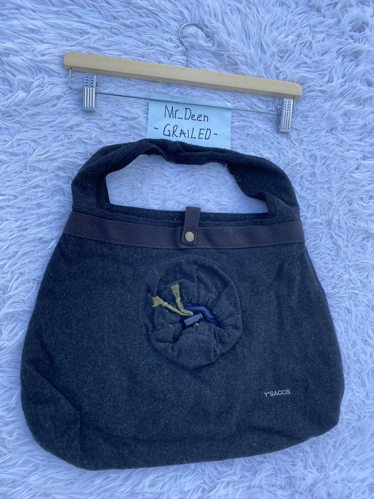 Yohji Yamamoto Rare Y’saccs Yohji Yamamoto Wool Bag Size ONE SIZE - 2 Thumbnail