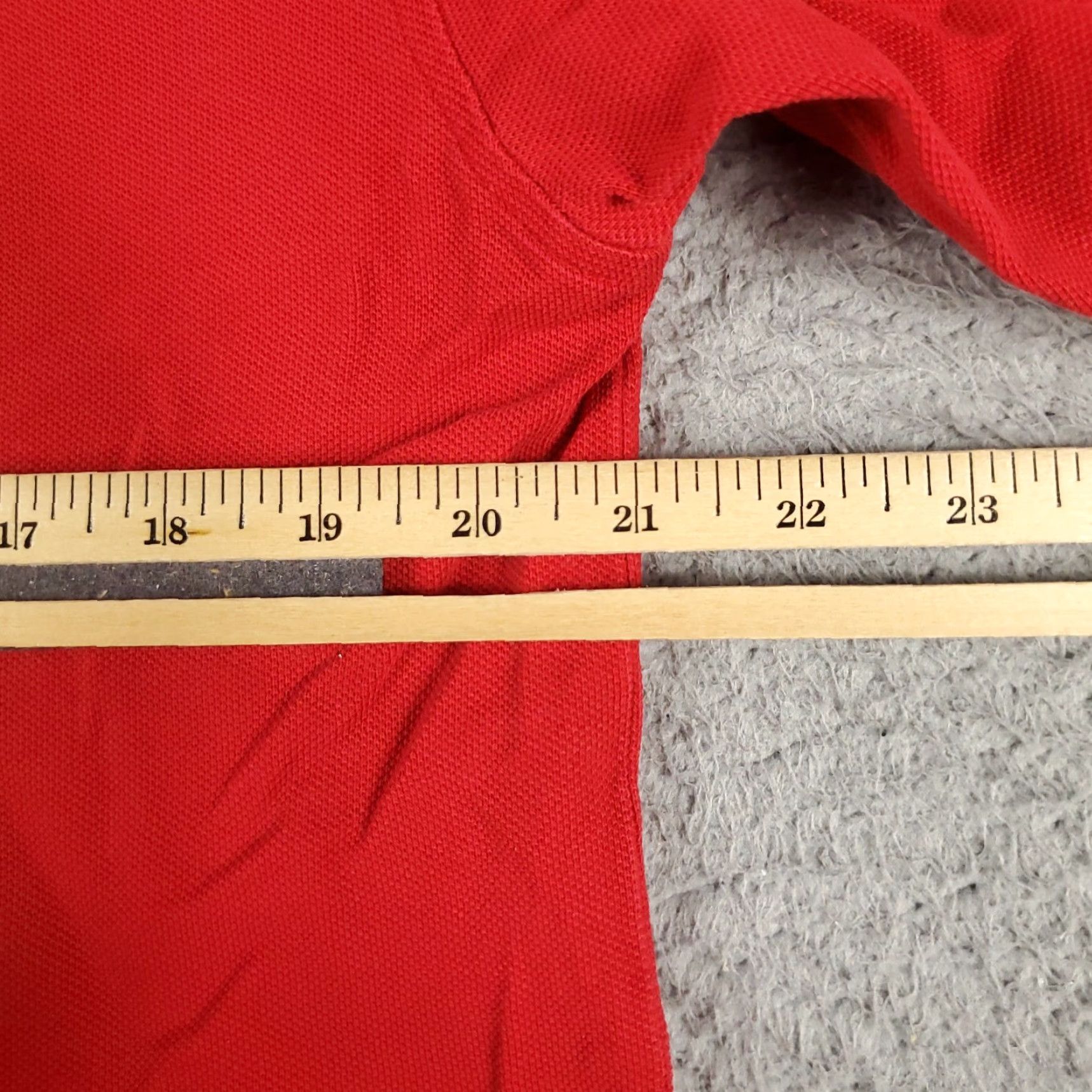 Tommy Hilfiger VINTAGE Tommy Hilfiger Polo Shirt Mens Large Red Casual Short Sleeve Shirt L Red Polo Mens Size US L / EU 52-54 / 3 - 5 Thumbnail
