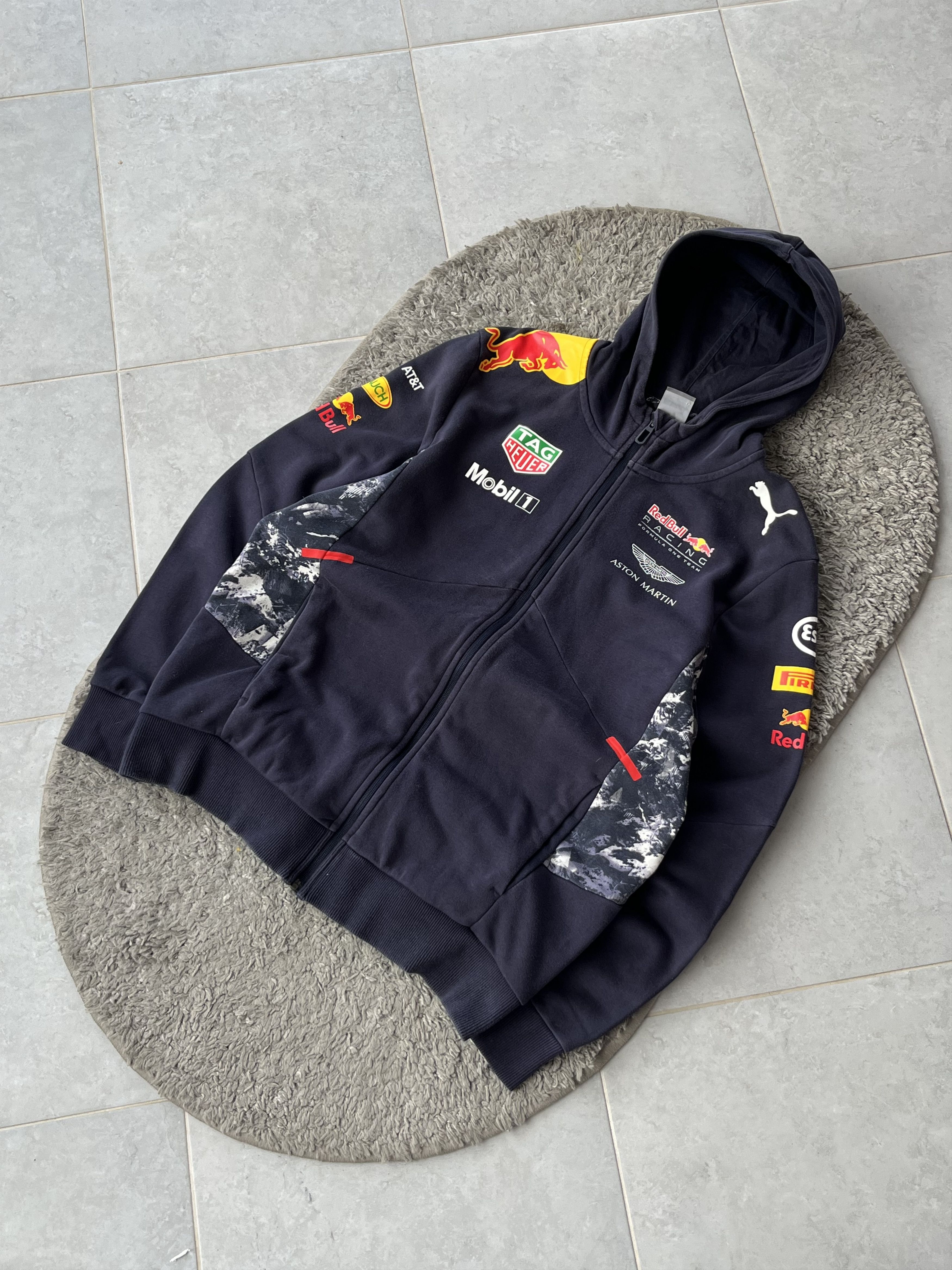 Puma Puma Red Bull Racing Team Aston Martin F1 Vintage Y2K Zip Size US L / EU 52-54 / 3 - 2 Thumbnail