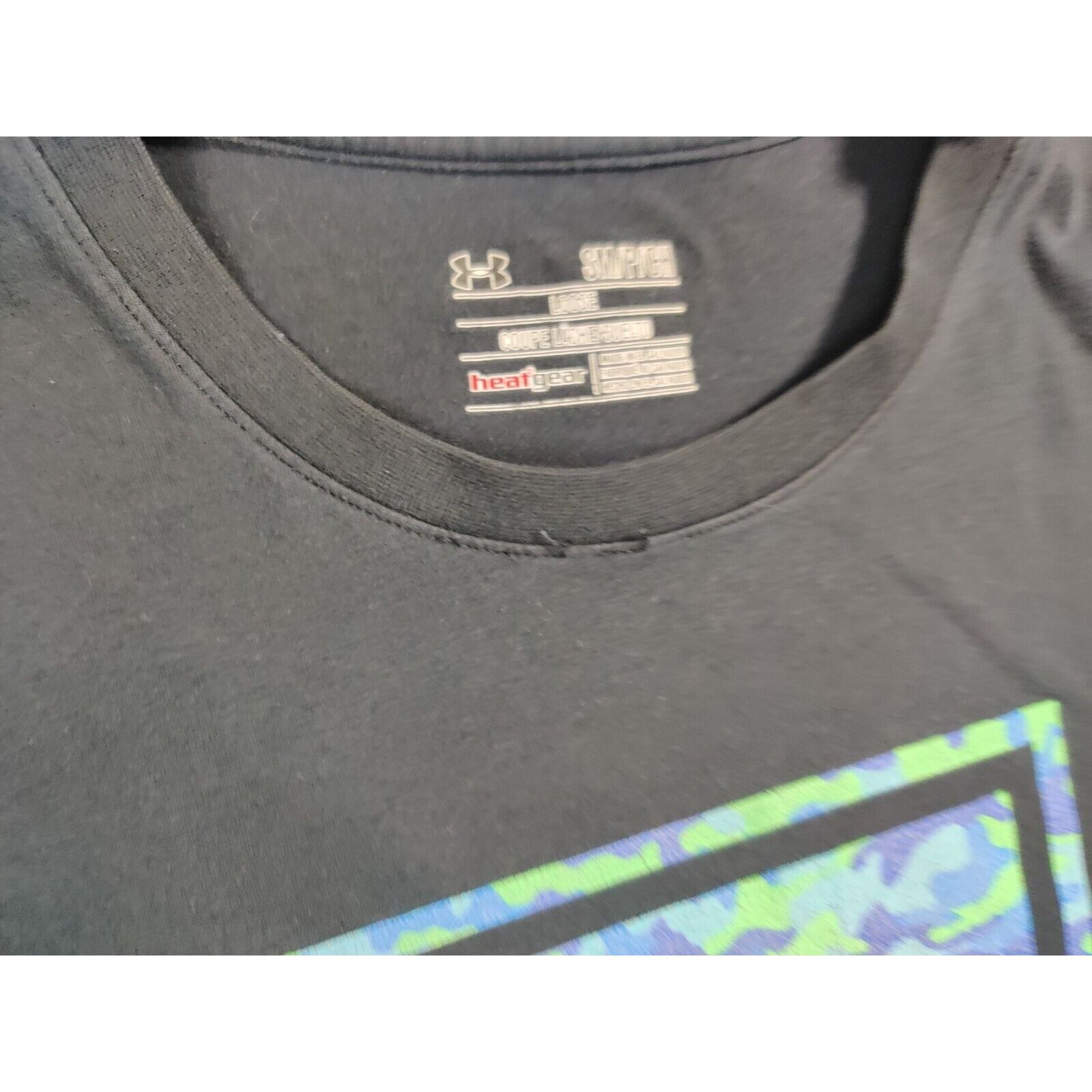 Under Armour Under Armour Shirt Adult Mens Small Black Multi-Color Logo Size US S / EU 44-46 / 1 - 4 Thumbnail
