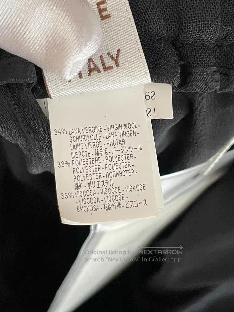 Brunello Cucinelli Brunello Cucinelli Black Wool Polyester Pleated Skirt Size 25" / US 0 / IT 36 - 8 Thumbnail