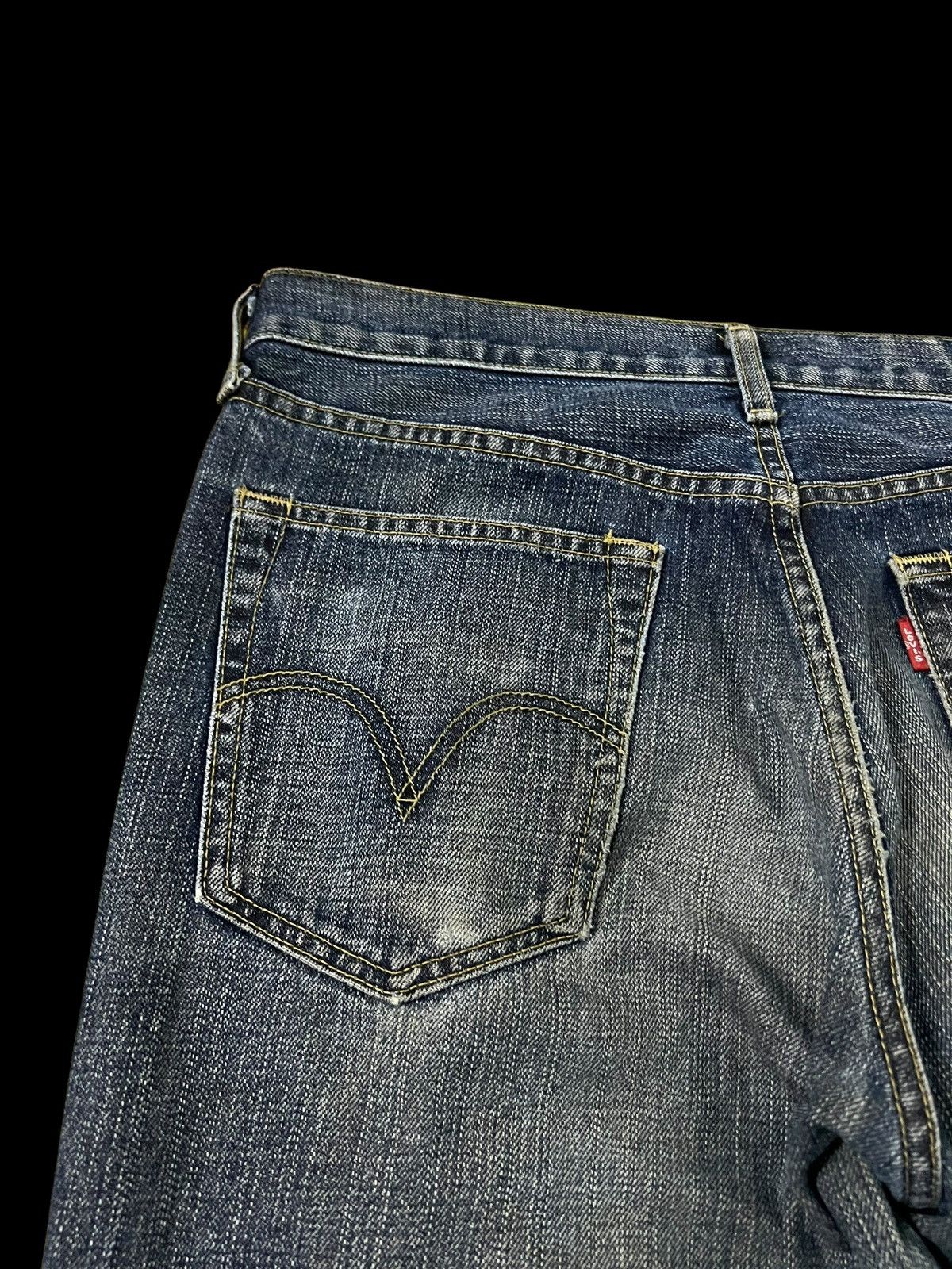 Levi's × Levi's Vintage Clothing Vintage Levis 537 Faded Distress Jeans Size US 33 - 13 Thumbnail