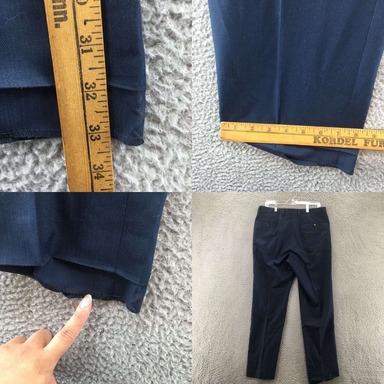 Calvin Klein Calvin Klein Dress Pants Mens 34 Blue Flat Front Straight Leg Mid Rise Zip Pants Mens Blue Flat Front Straight Leg Mid Rise Zip Size US 34 / EU 50 - 8 Thumbnail