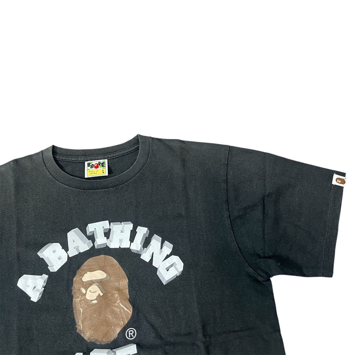Bape A Bathing Ape 2011 Big Logo Icon Tee Streetwear Size US L / EU 52-54 / 3 - 4 Thumbnail