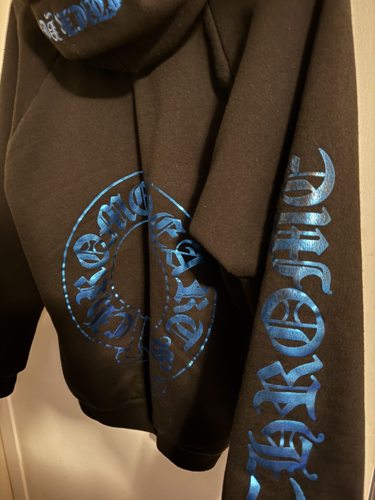 Chrome Hearts × Vintage Metallic Blue Fuck You Zip Hoodie Size US S / EU 44-46 / 1 - 3 Thumbnail