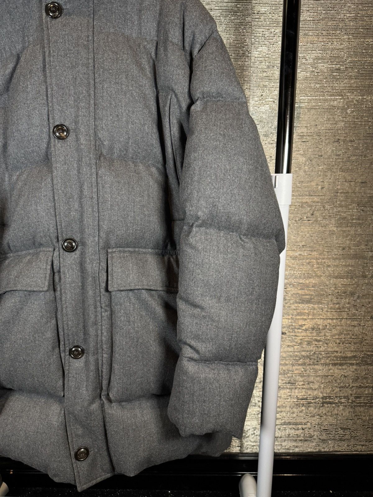 Moncler Moncler Vilaine Longline Fur-Trim Parka Size US XXL / EU 58 / 5 - 3 Thumbnail