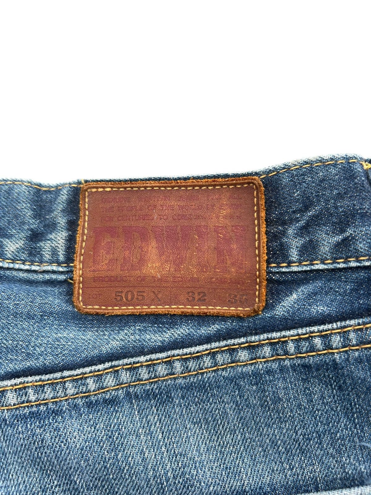 Kapital Edwin Selvedge Distressed Denim Jeans Rusty Faded Size US 31 - 6 Thumbnail