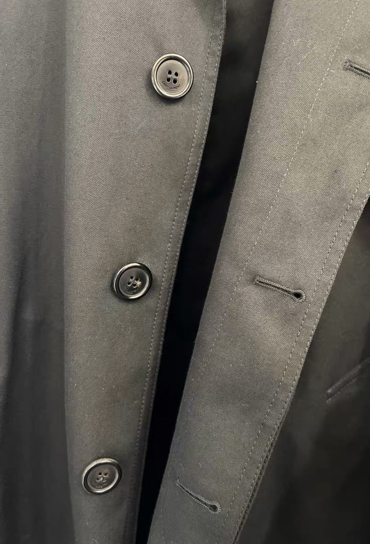 Saint Laurent Paris Saint Laurent SLP 2019SS Black Trench Coat Size US M / EU 48-50 / 2 - 3 Thumbnail