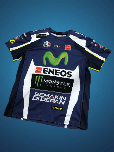 Yamaha Jersey Yamaha Logo Eneos Monster Energy Moto Vintage Y2K L Size US L / EU 52-54 / 3 - 1 Thumbnail