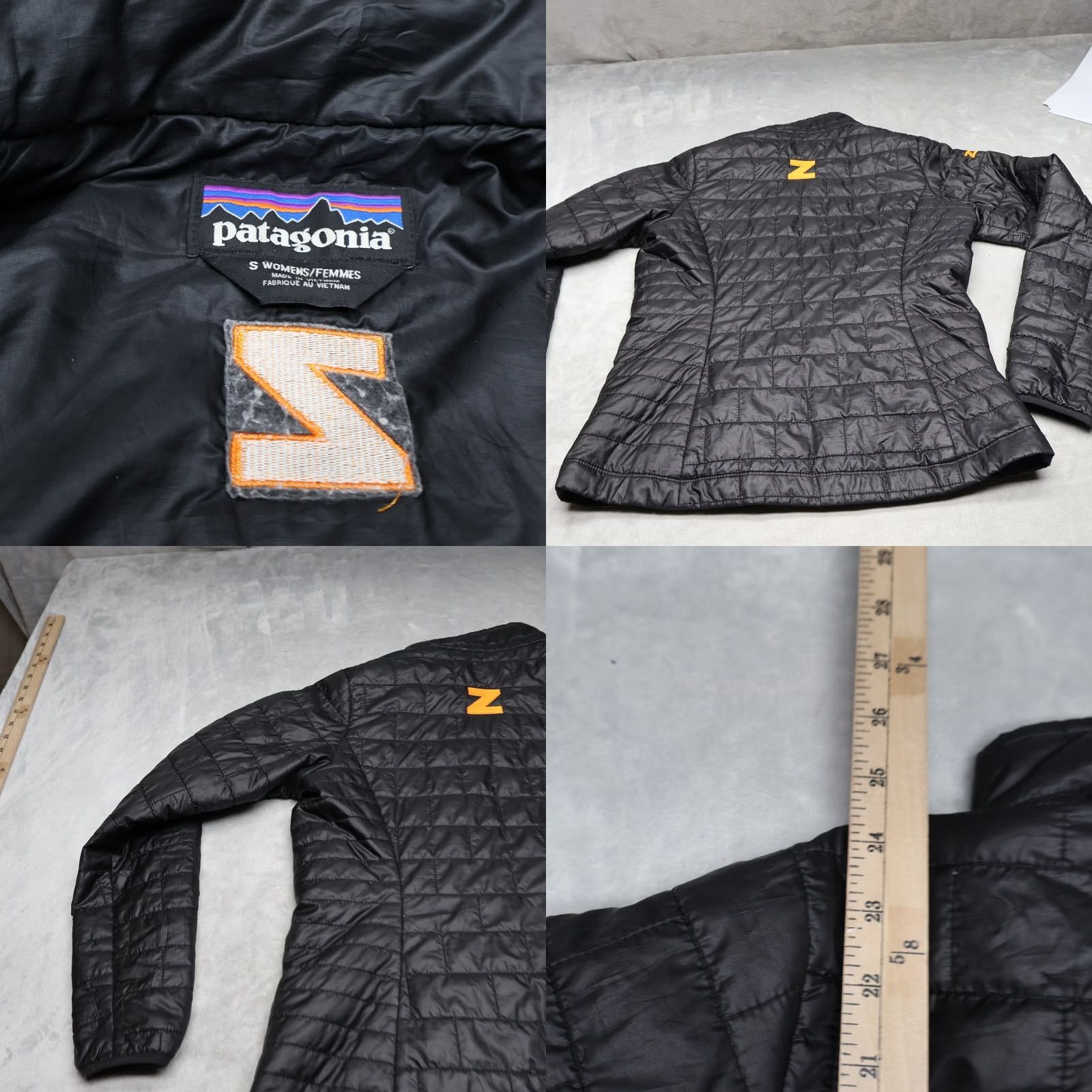 Patagonia Patagonia Nano Puff Jacket Women Small Black Quilted Insulated Zip Full Zip Packable Logo Size S / US 4 / IT 40 - 8 Thumbnail