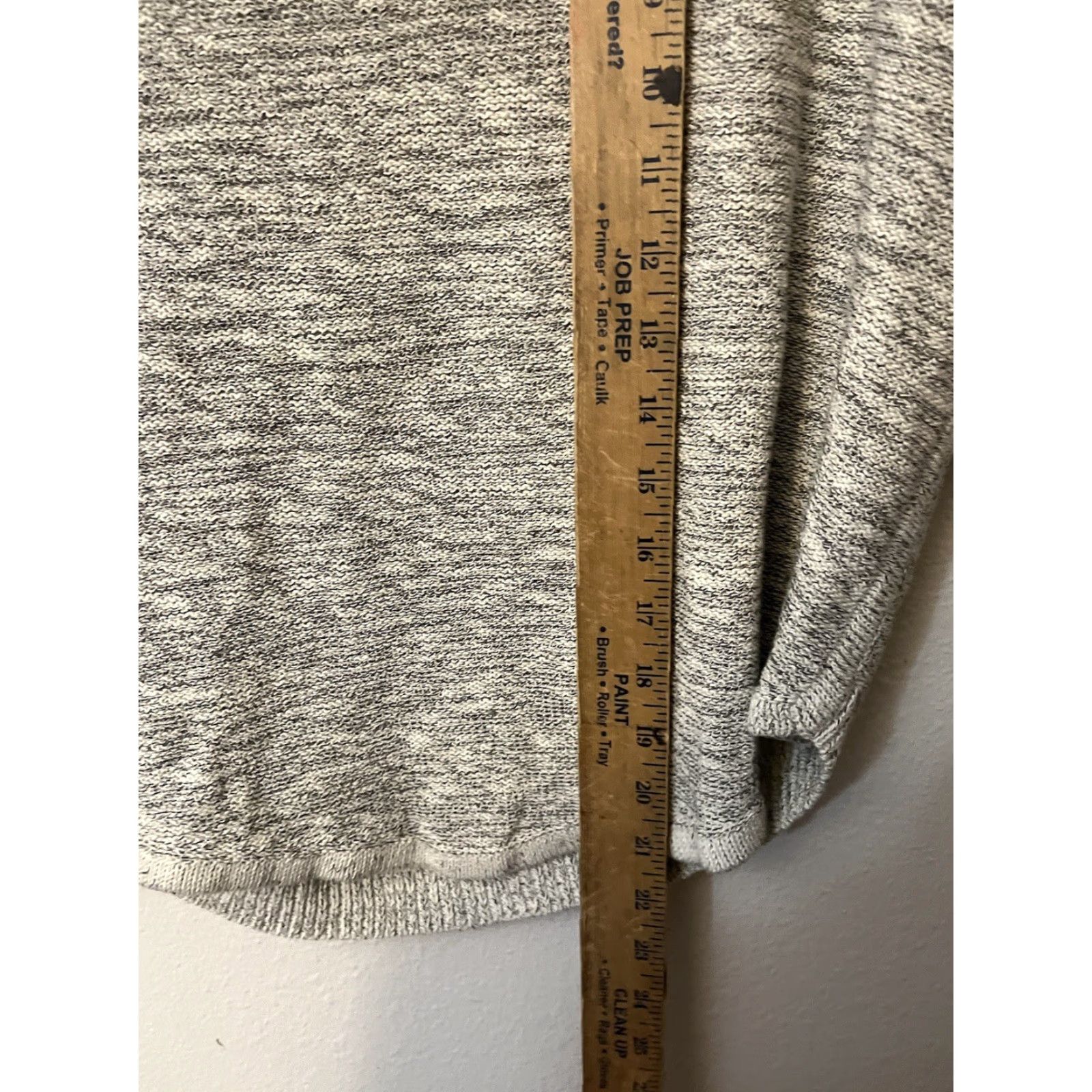 Banana Republic Banana Republic Sweater Women’s Small Gray Cotton Pullover Adult Slim Mid Sleeve Top Size S / US 4 / IT 40 - 4 Thumbnail