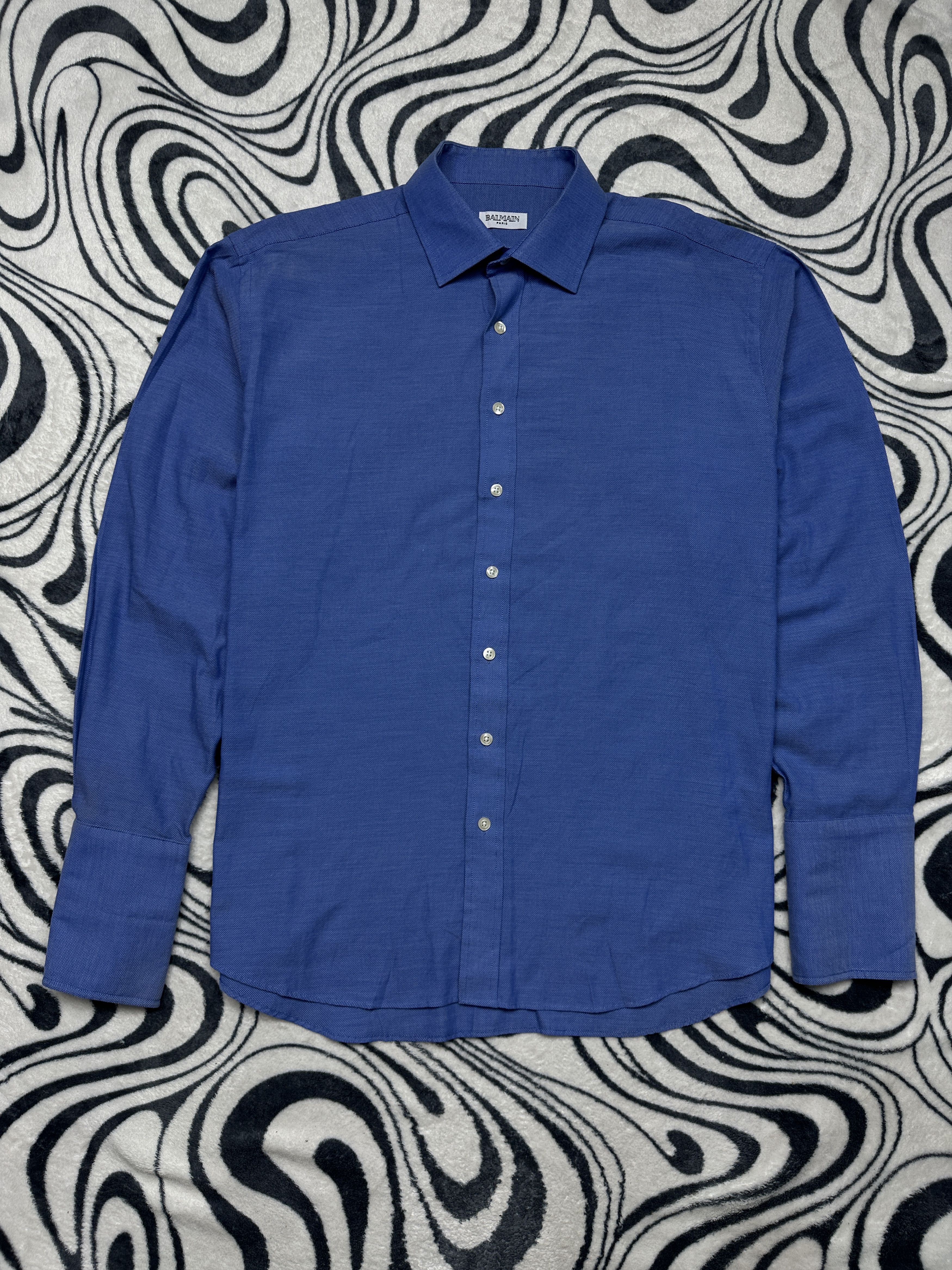 Balmain Balmain Paris Vintage Mens Long Sleeve Shirt With Cufflinks Size US XL / EU 56 / 4 - 1 Thumbnail