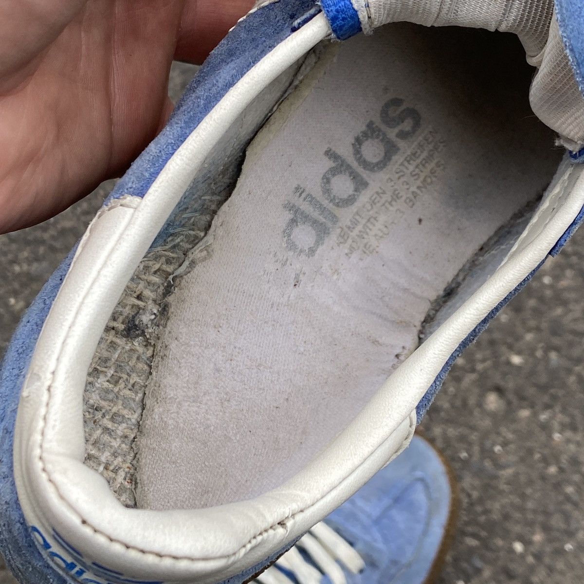 Adidas × Vintage Adidas Handball Spezial vintage rare blue sneakers us 9 Size US 9 / EU 42 - 8 Thumbnail