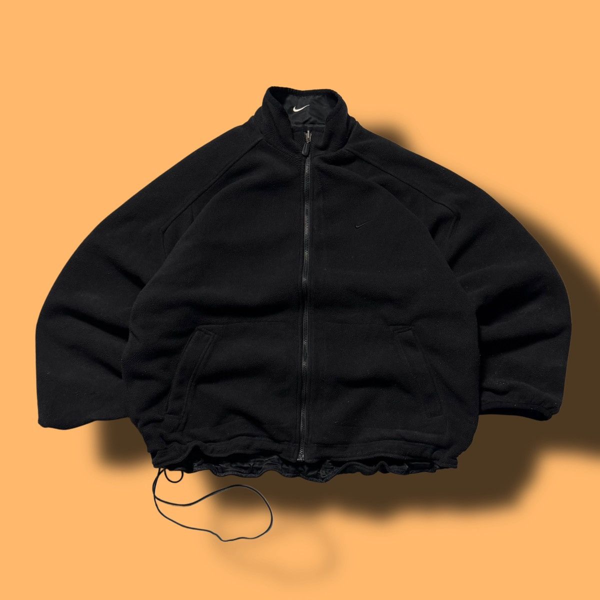 Nike × Vintage 90s Nike Vintage Double Sided Teddy Fleece/Nylon Jacket Y2K Size US L / EU 52-54 / 3 - 2 Thumbnail