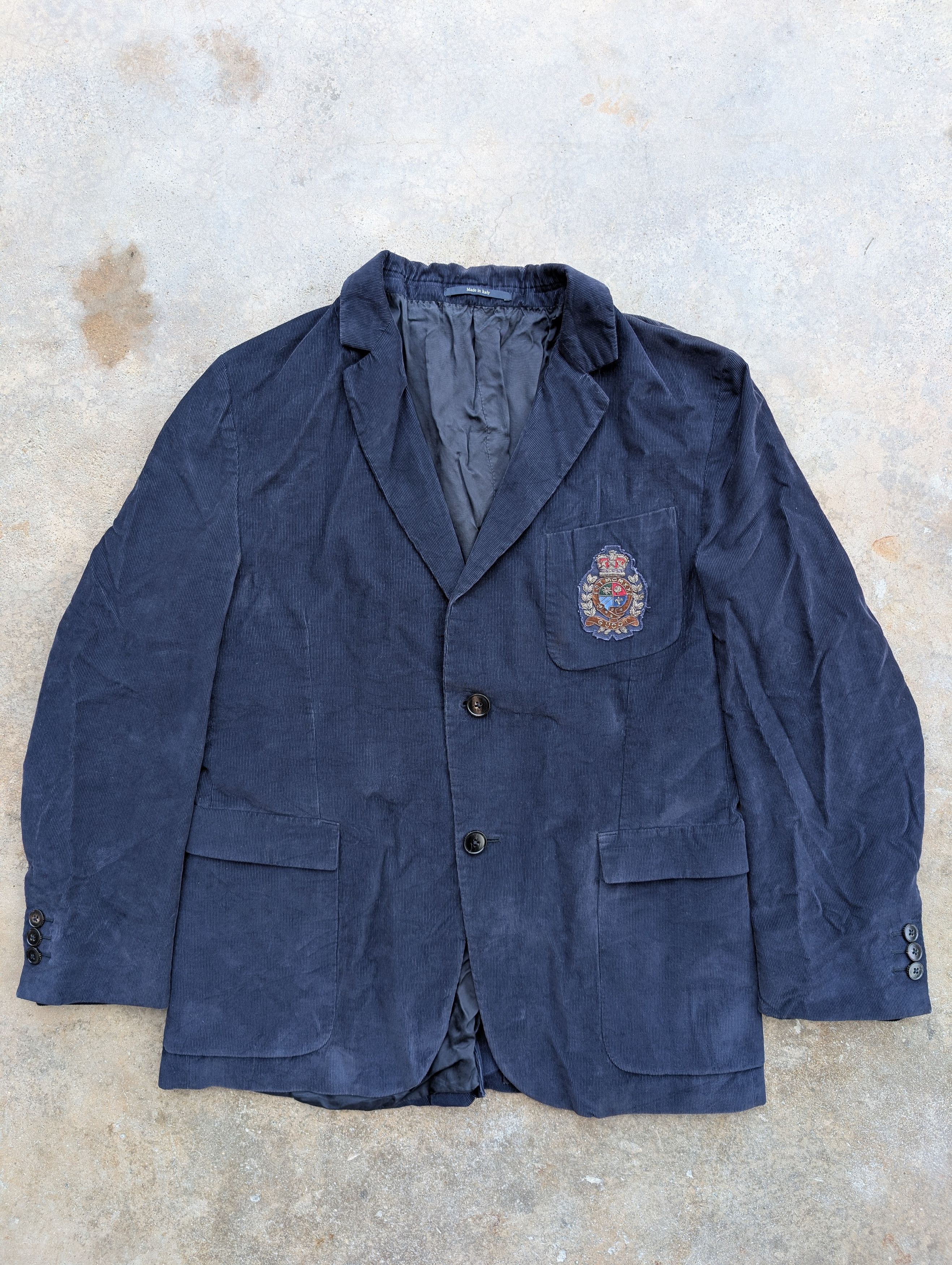Gucci Gucci Corduroy Crest Blazer Size 40R - 1 Thumbnail