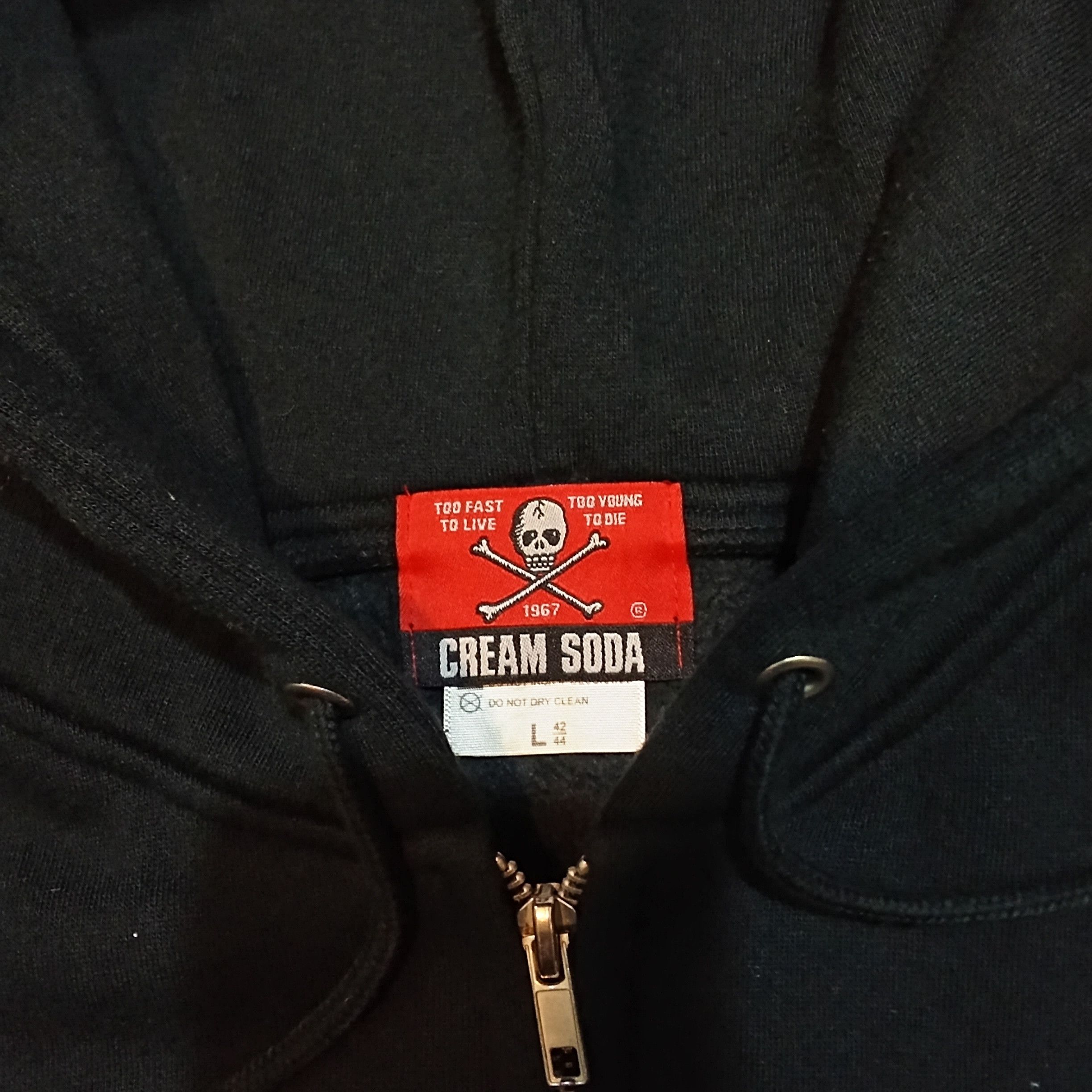 Japanese Brand Cream Soda - pink Dragon Hoodie Zipper Size US M / EU 48-50 / 2 - 3 Thumbnail