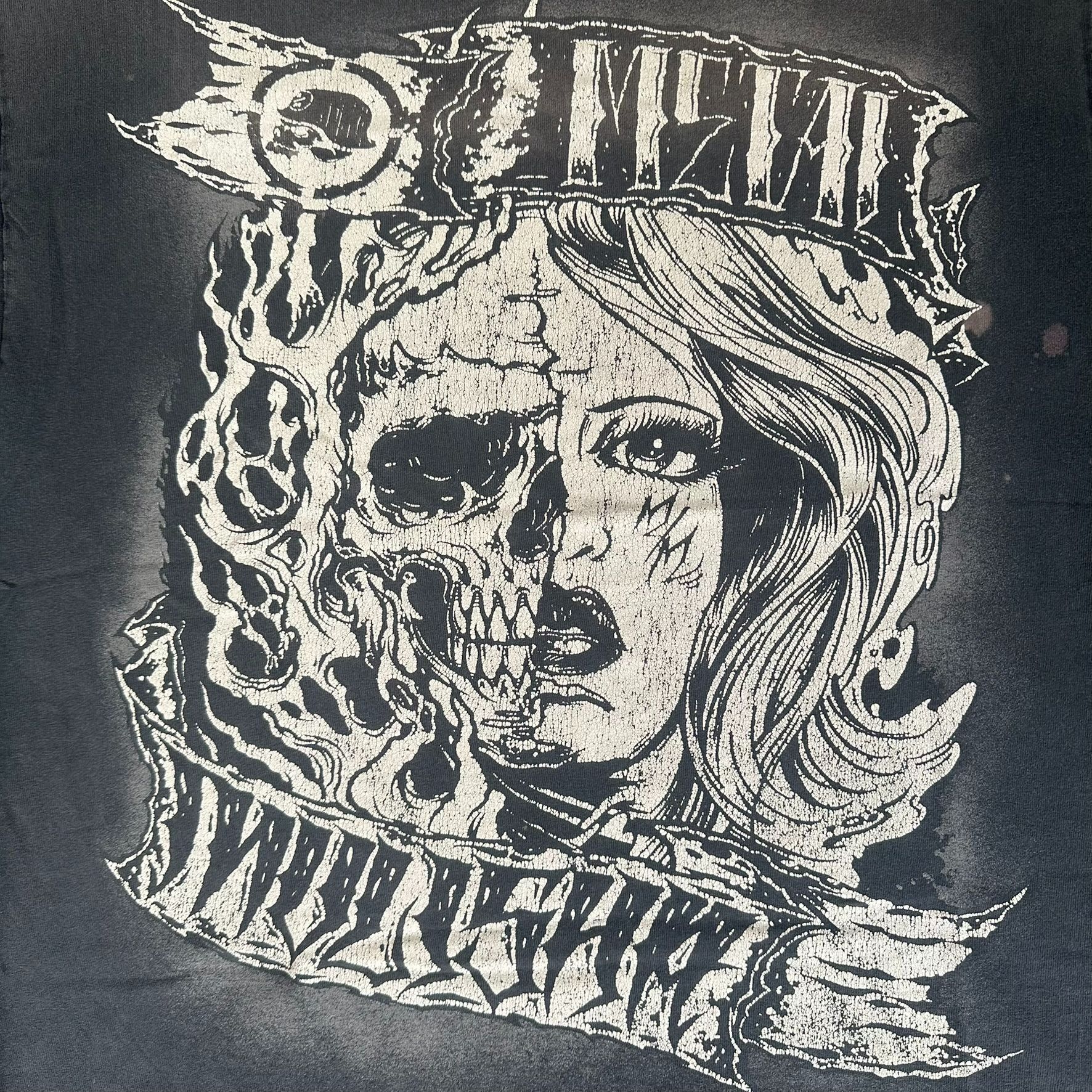 Metal Mulisha Vintage Metal Mulisha Skull T-Shirt Faded Y2K Biker Punk Tee Size US L / EU 52-54 / 3 - 2 Thumbnail