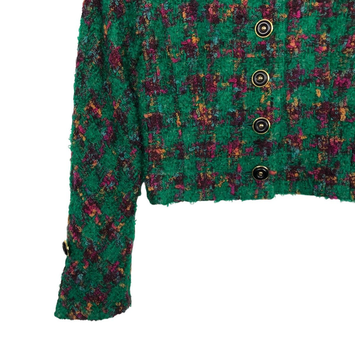 Christian Dior Monsieur Mademoiselle Dior Couture Bouclé Tweed Jacket Size M / US 6-8 / IT 42-44 - 4 Thumbnail
