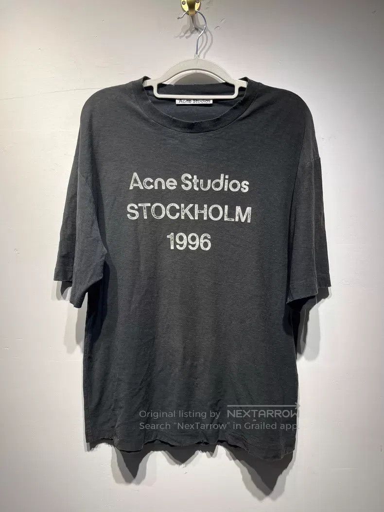Acne Studios Acne Studios 1996 letter print distressed short-sleeve T-s Size US XS / EU 42 / 0 - 1 Thumbnail