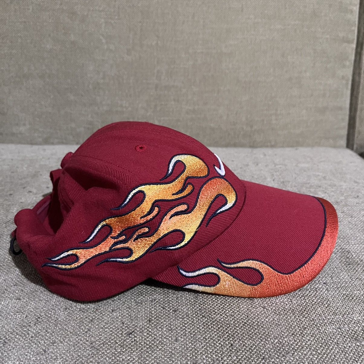 Nike × Vintage Vintage 2000s Nike Flame Cap Size ONE SIZE - 2 Thumbnail