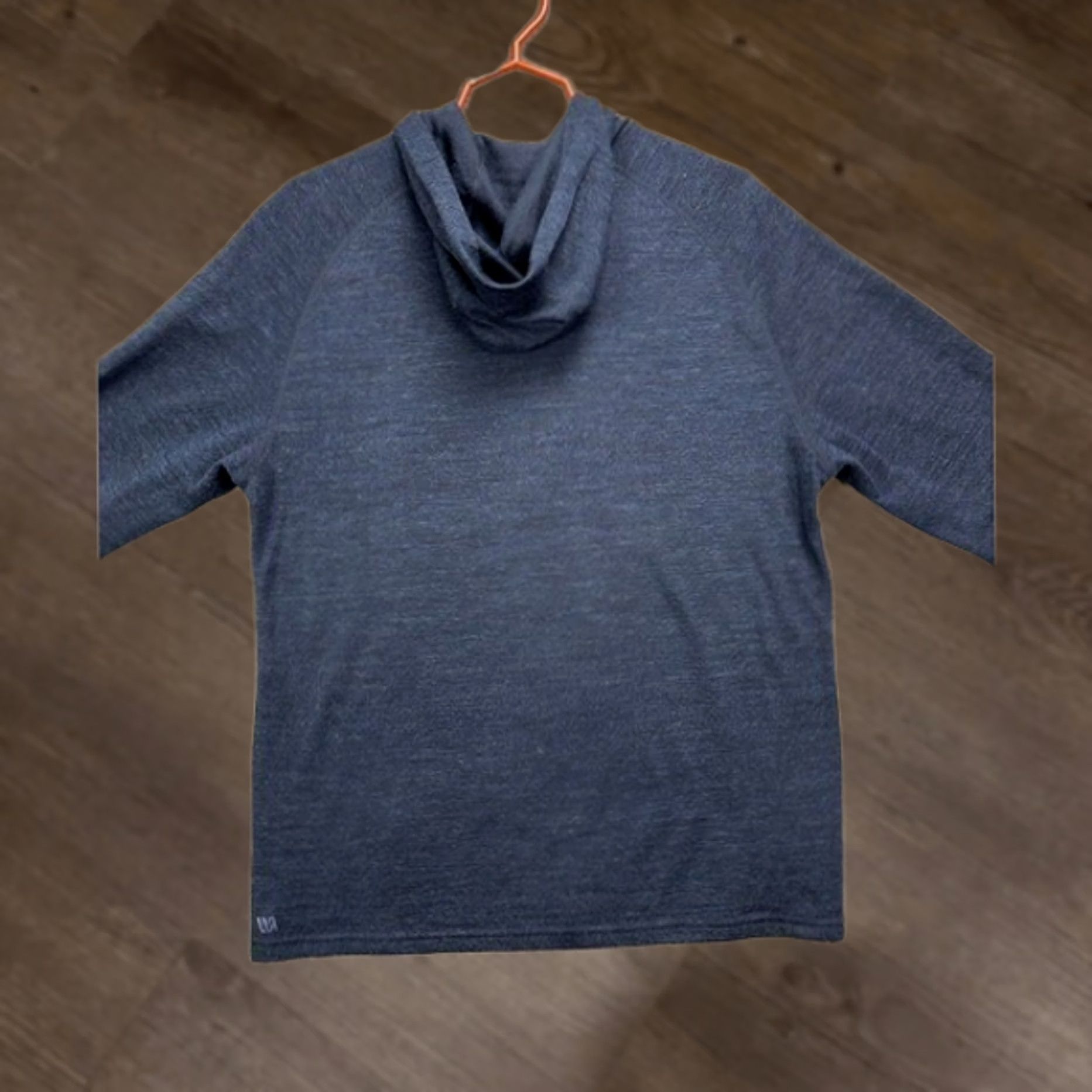 Vintage VRS VRST Shirt Mens Medium Blue Quarter Zip Pullover Hooded Activewear Long Sleeve Size US M / EU 48-50 / 2 - 1 Thumbnail