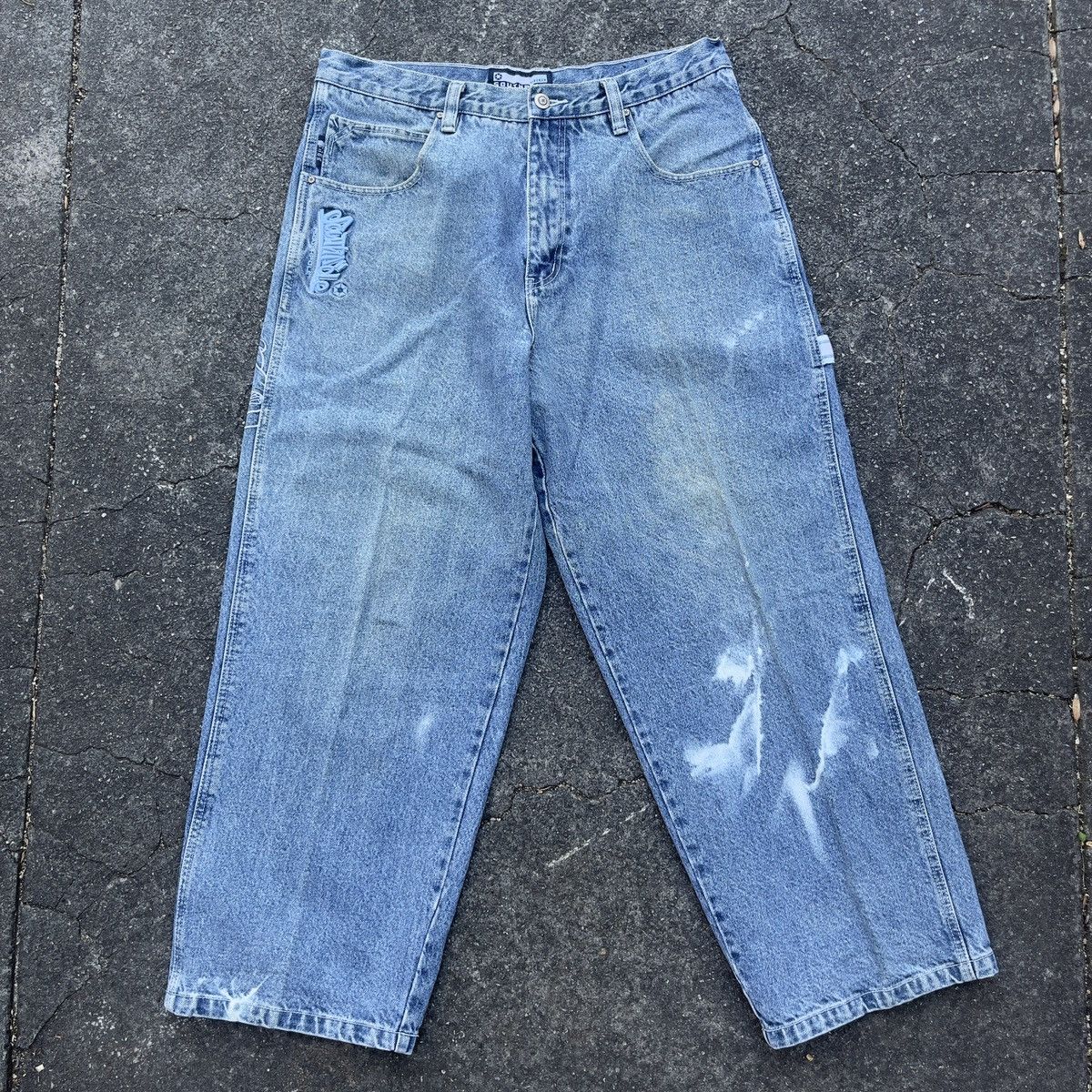 Southpole × Vintage Vintage Y2K SOUTHPOLE Jnco Style Carpenter Jeans Size US 36 / EU 52 - 1 Thumbnail