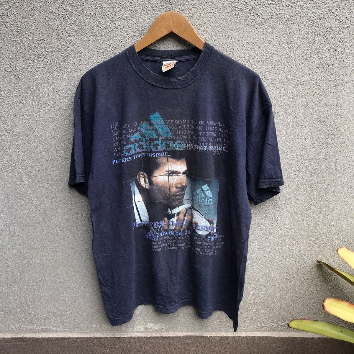 T-shirt Zinédine ZIDANE COMPLICE ZZ vintage football collection noir XL