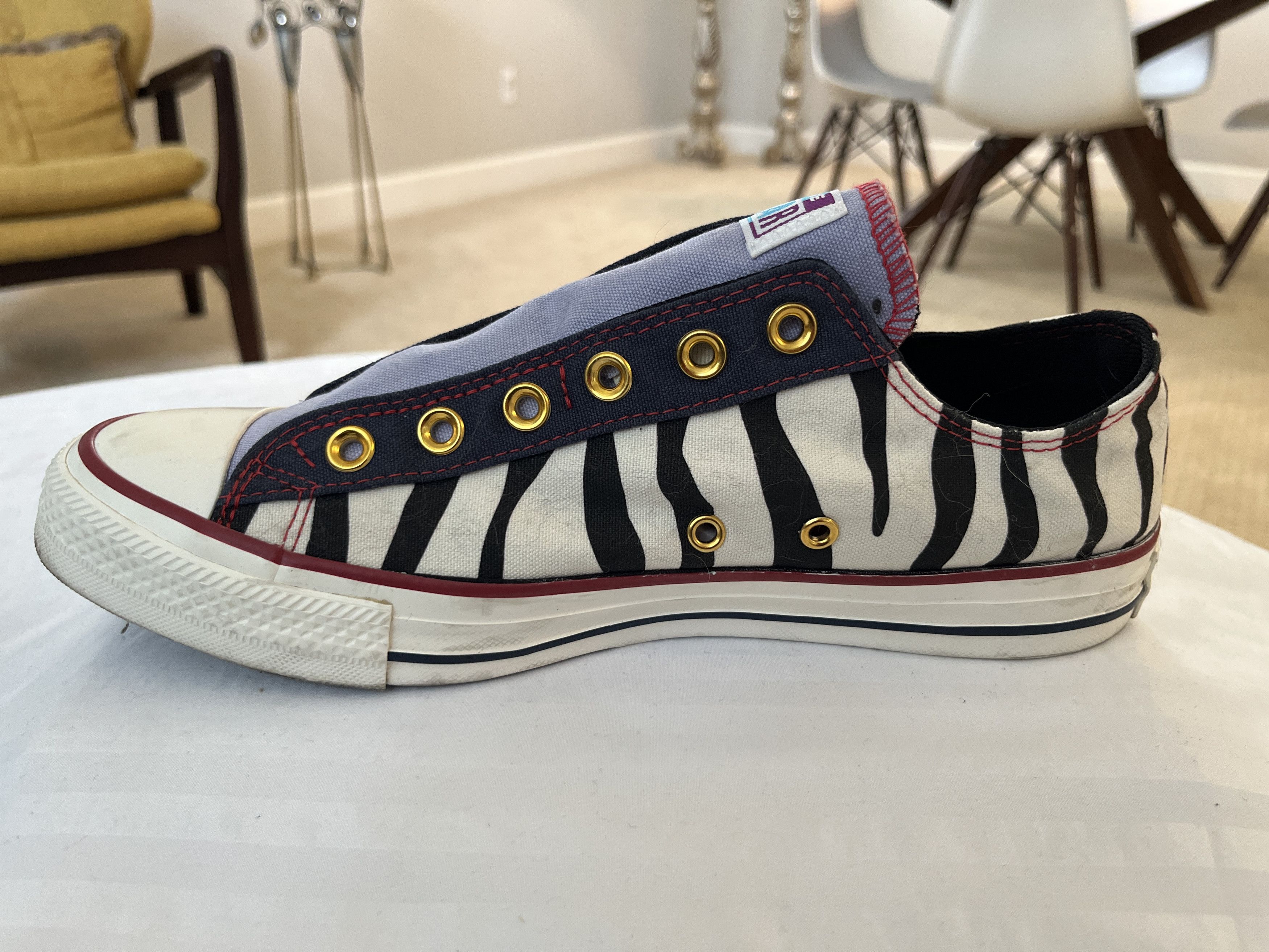 Converse Converse Chuck Taylor Zebra Slip-On Custom Pride Mens 8 Size US 8 / EU 41 - 4 Thumbnail