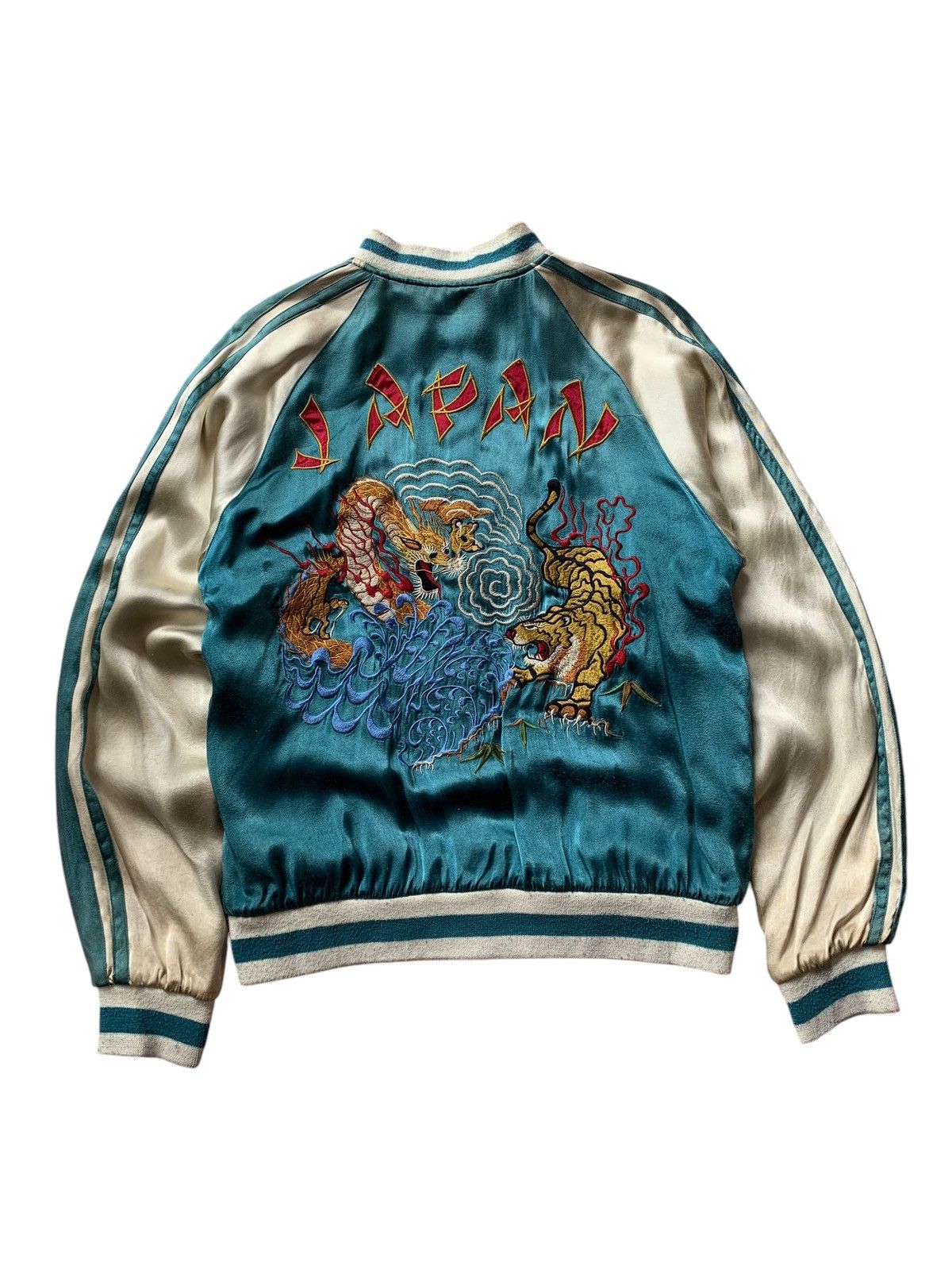 Avirex 🔥VTG AVIREX RAYON SUKAJAN JACKETS REVERSIBLE Size US M / EU 48-50 / 2 - 6 Thumbnail