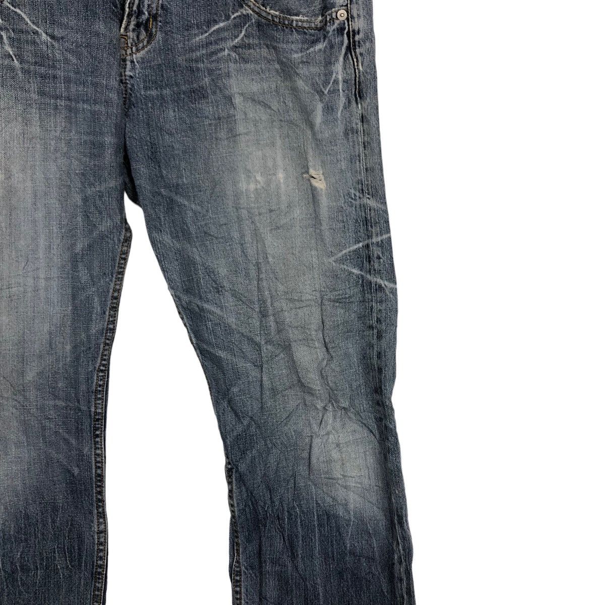 Japanese Brand Rare Distressed Denim Jeans Punk Design Inspire IsseyMiyake Size US 34 / EU 50 - 7 Thumbnail