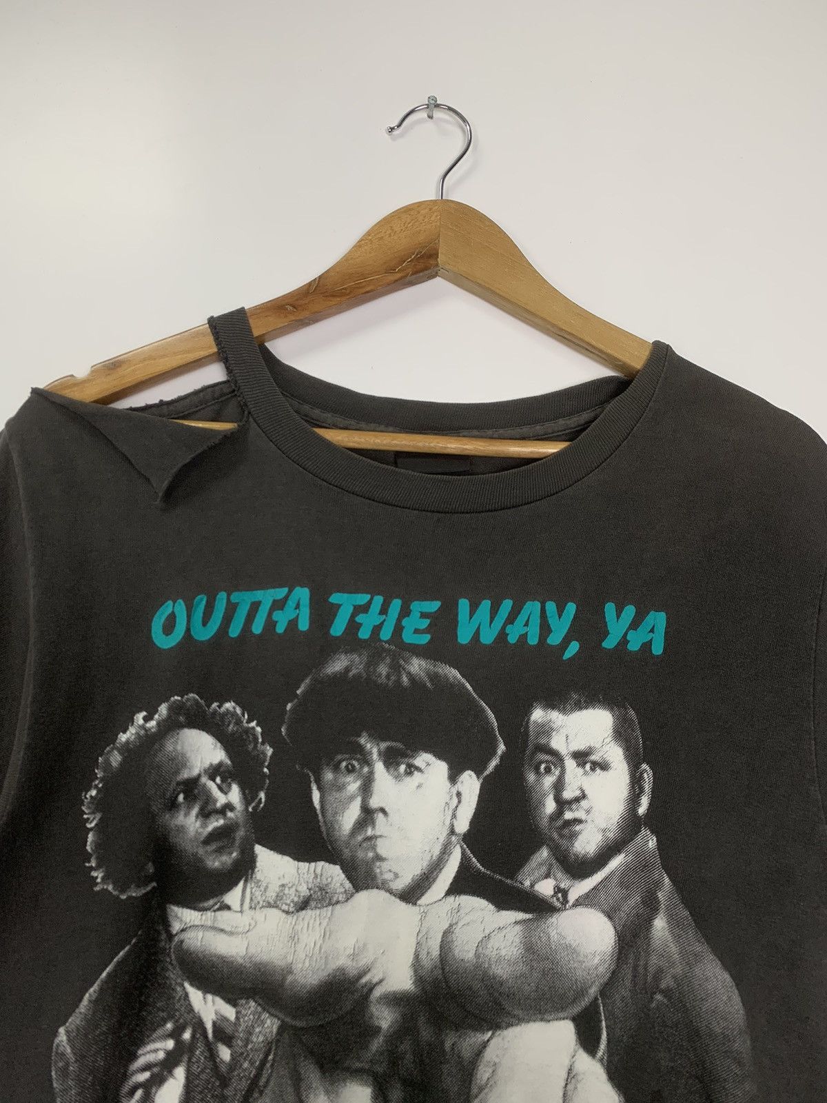 Vintage 🔥Vintage 1989 The Three Stooges Movie T-shirt Size US M / EU 48-50 / 2 - 3 Thumbnail