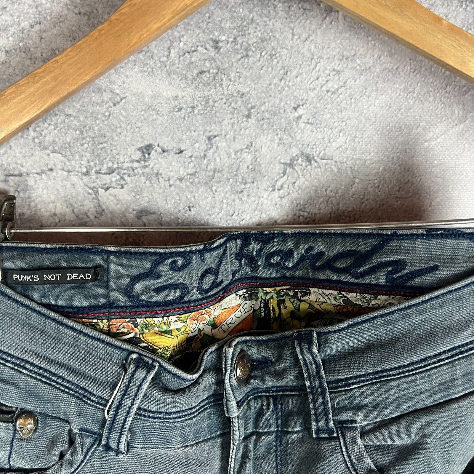 Ed Hardy Ed Hardy Jeans Men's Size 32 Blue ` Size US 32 / EU 48 - 6 Thumbnail