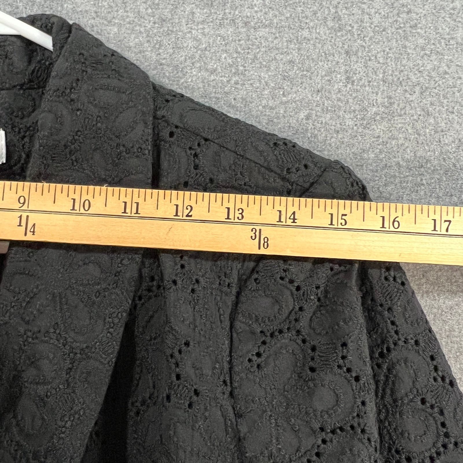Other Susan Graver PURE Cotton Eyelet Shawl Size M / US 6-8 / IT 42-44 - 6 Thumbnail