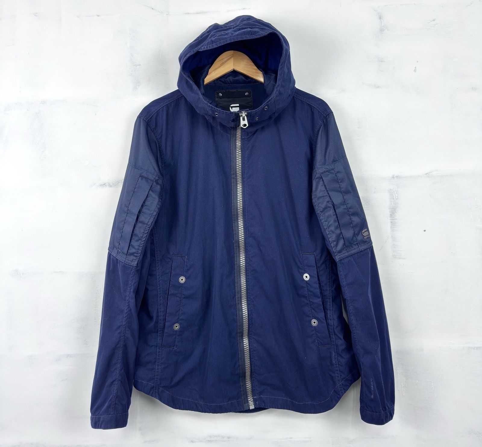 G-Star G-Star Raw Batt Hdd Navy Overshirt Light Jacket Size US L / EU 52-54 / 3 - 1 Thumbnail