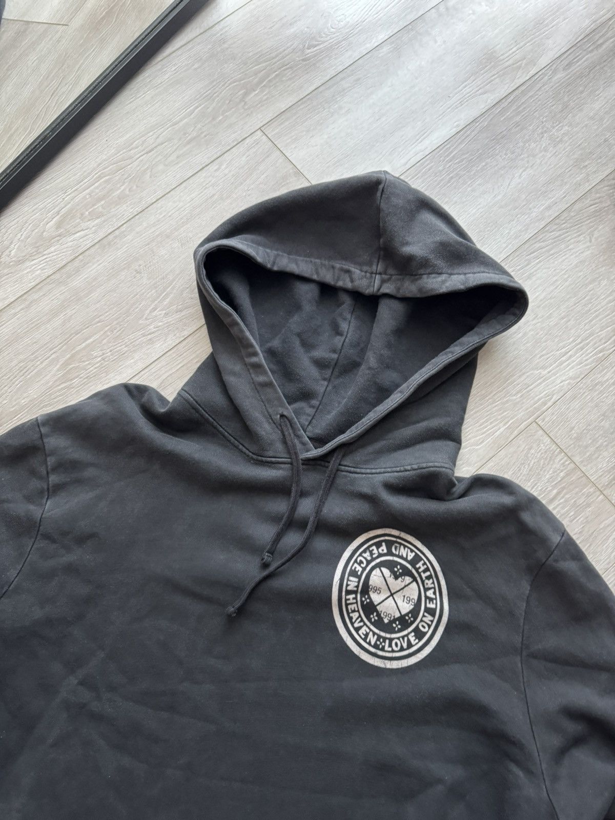 Allsaints Allsaints Grey Over Size Hoodie Unity Lips & Mouth Hoodie Size US M / EU 48-50 / 2 - 9 Thumbnail