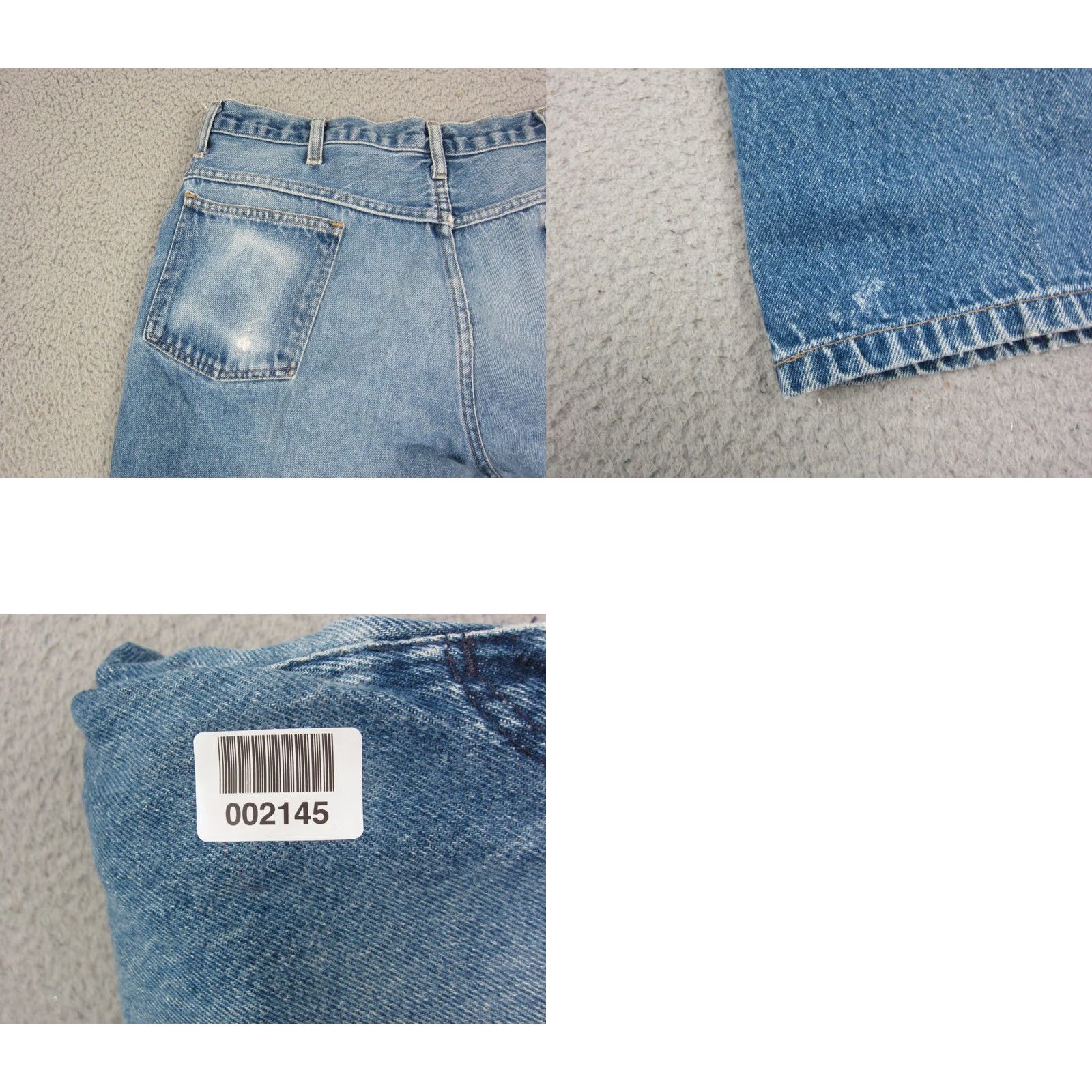 Denime VINTAGE Rustler Jeans Mens 38x30 Blue Denim Straight 5-Pocket Cotton Pants 80s 90s W Size US 38 / EU 54 - 11 Thumbnail