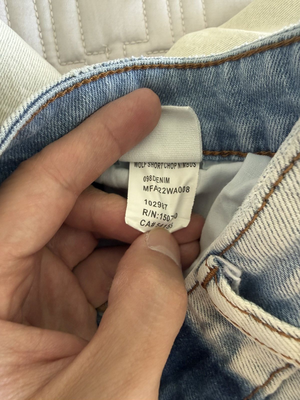 Ksubi Ksubi Wolf Short Chop Nimbus Denim size 32 Size US 32 / EU 48 - 5 Thumbnail