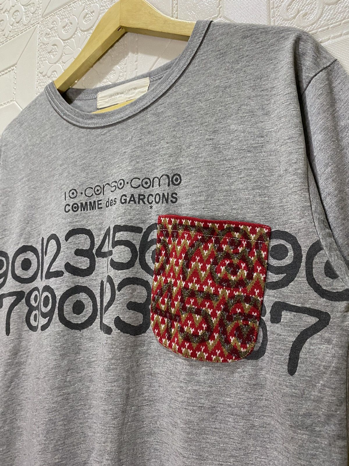10 Corso Como × Comme des Garcons × Japanese Brand 10•Corso•como x Comme des Garcons Pocket Tee Size US L / EU 52-54 / 3 - 3 Thumbnail