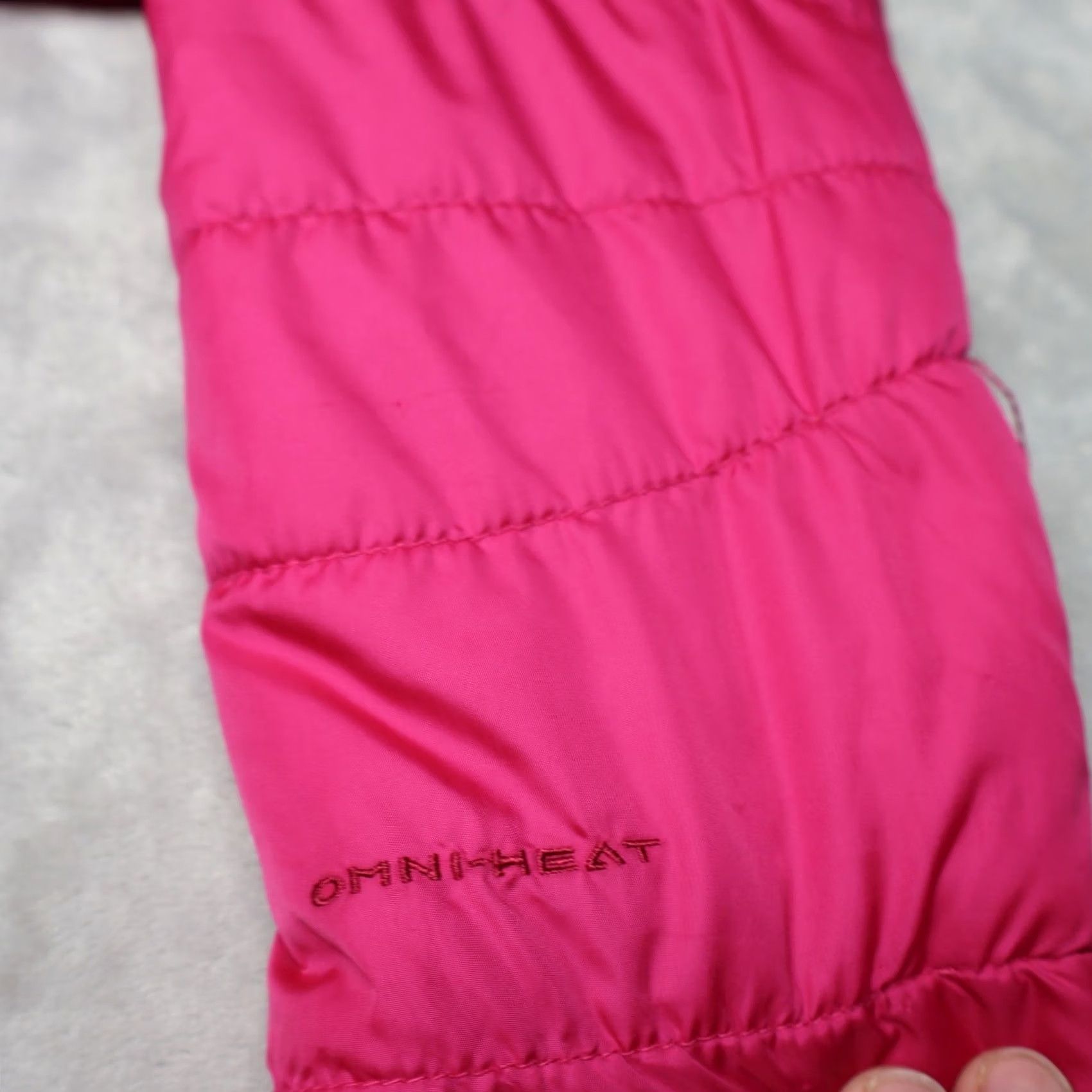 Vintage Columbia Jacket Women 2X Pink Puffer Omni-Heat Full Zip Outdoor Winter Size XXL / US 16-18 / IT 52-54 - 4 Thumbnail