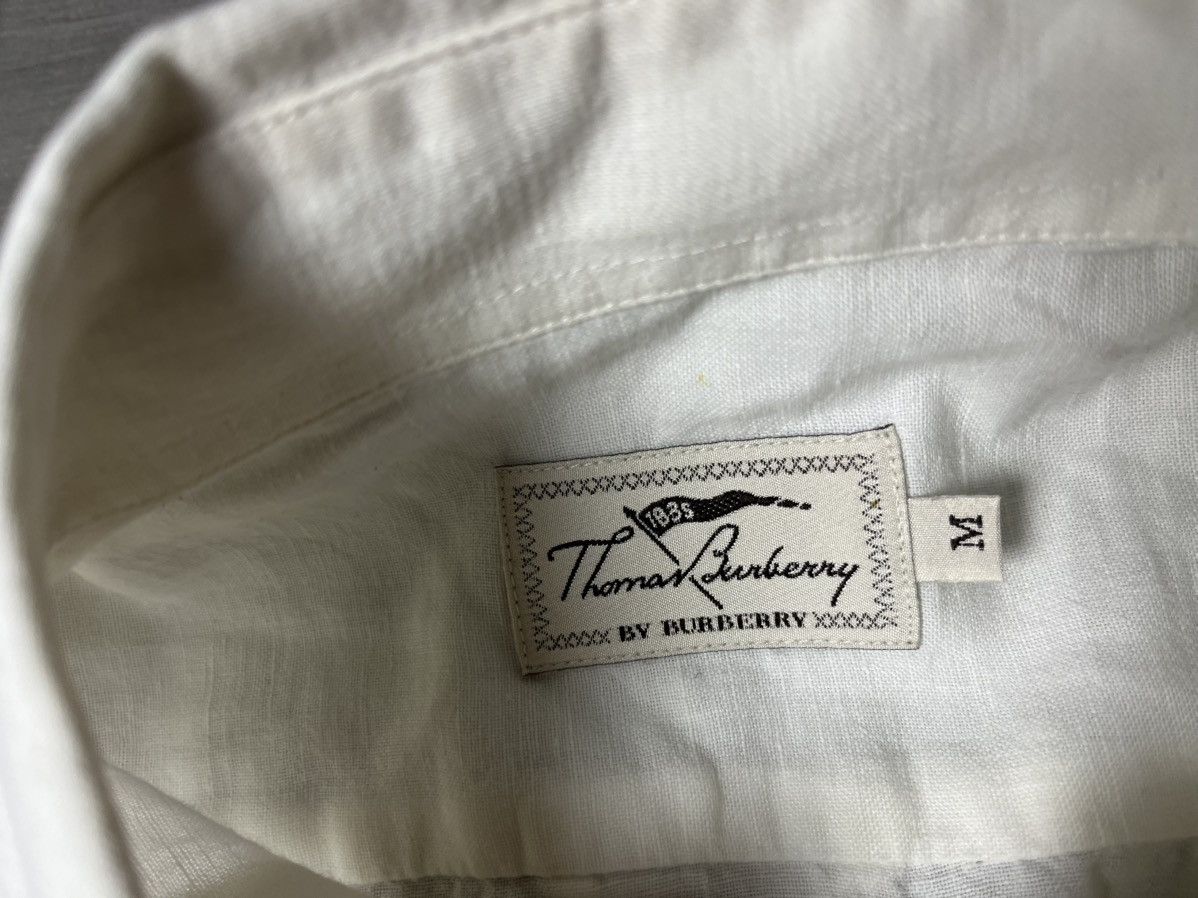 Burberry Thomas Burberry Shirt Classic Linen Cotton size Medium Size US M / EU 48-50 / 2 - 4 Thumbnail