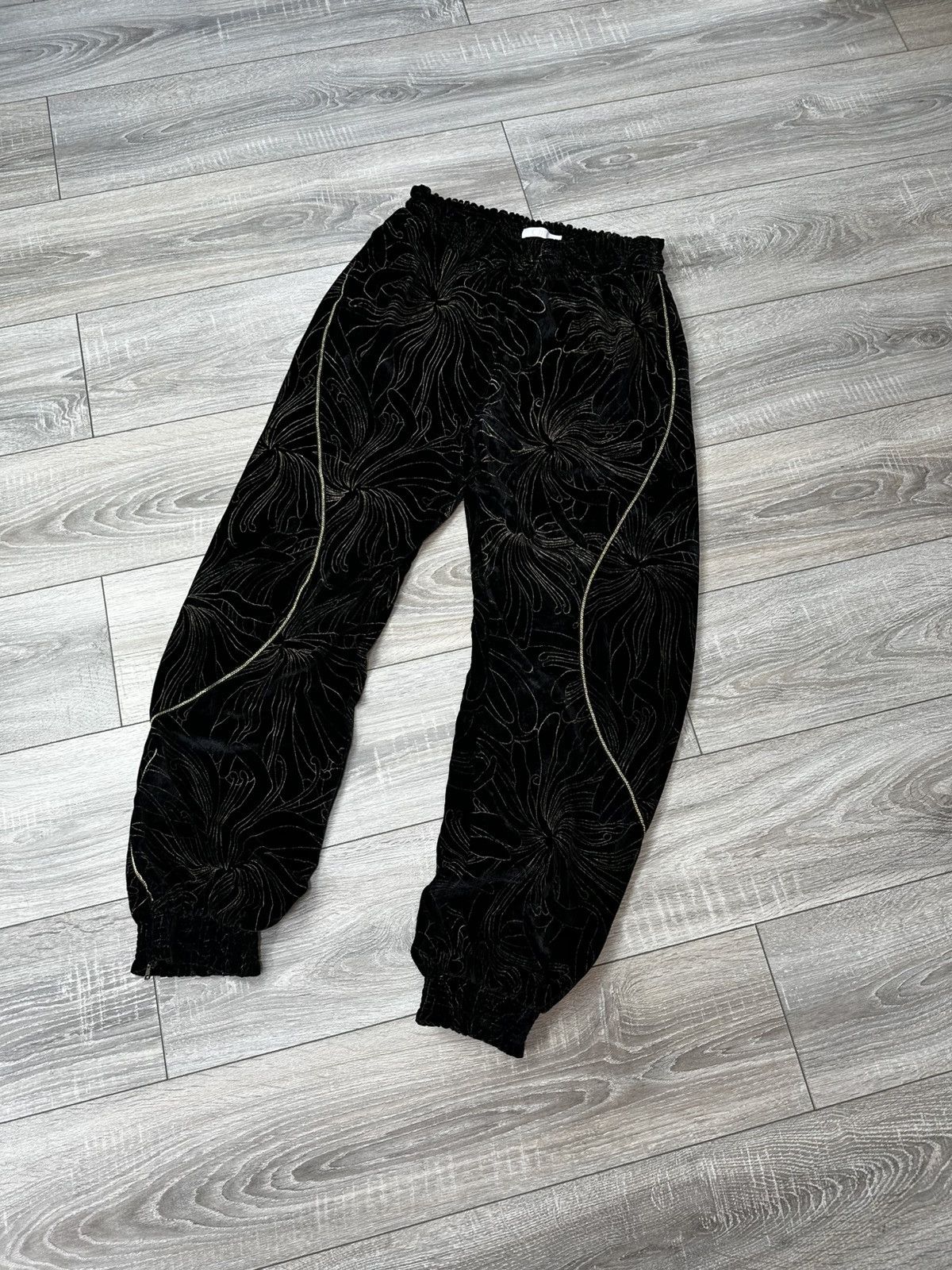 Chloe Contrast Stitching Pants Zip